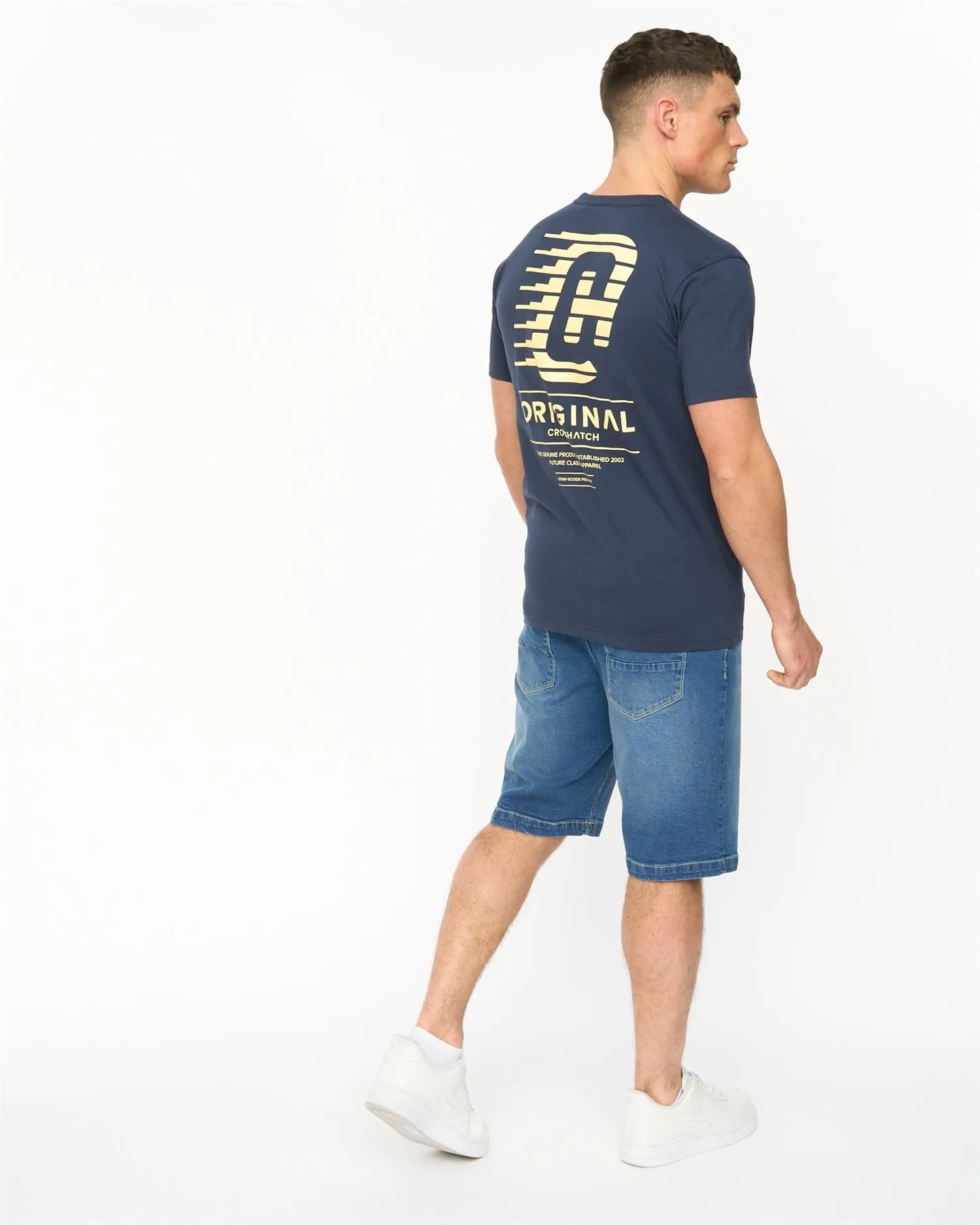 Mens Morville T-Shirt Navy sold by Brand Corner product image thumbnail 4