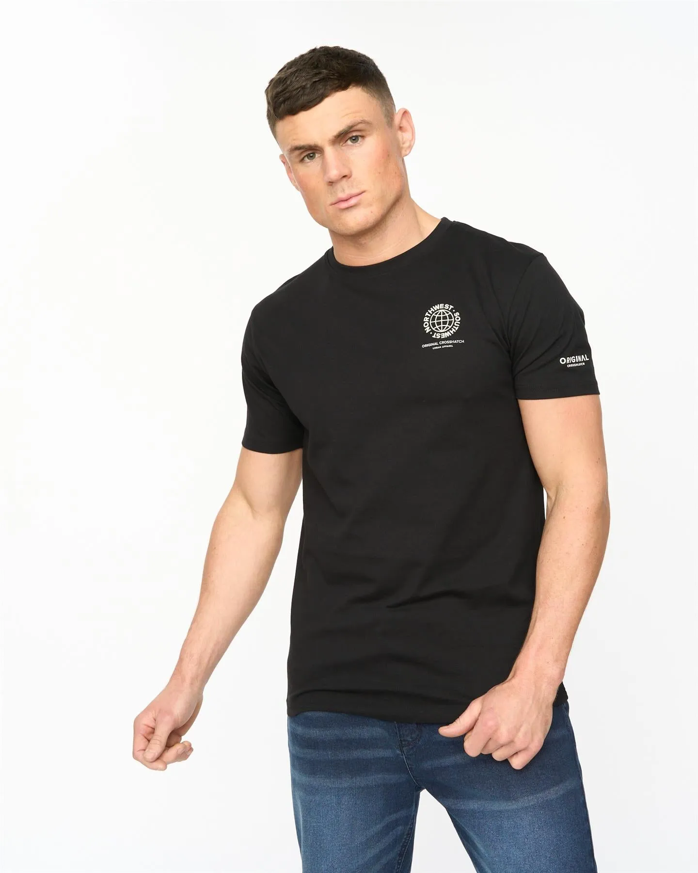 Mens Chittingtons T-Shirt Black sold by Brand Corner