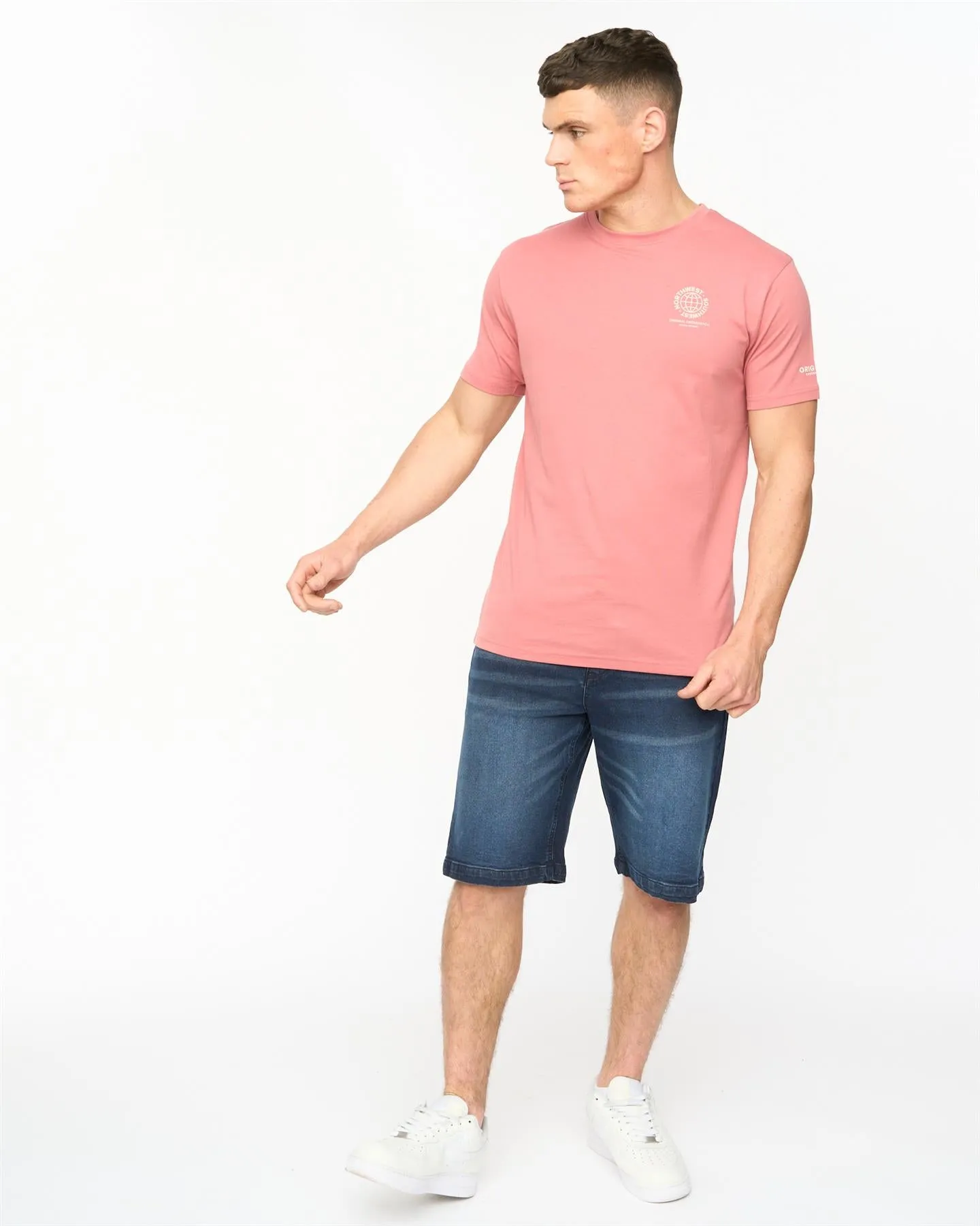 Mens Chittingtons T-Shirt Pink sold by Brand Corner product image thumbnail 3