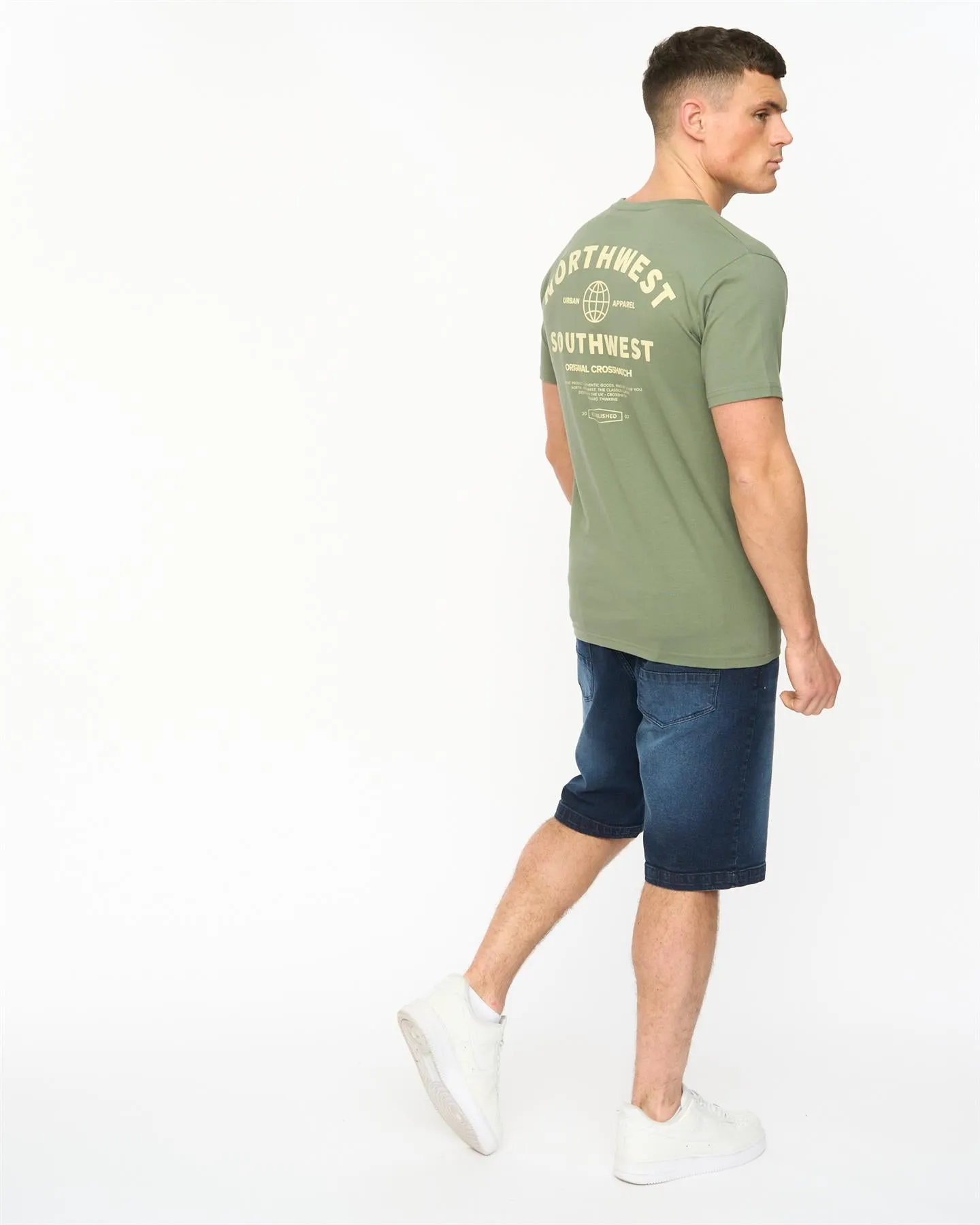 Mens Chittingtons T-Shirt Olive sold by Brand Corner product image thumbnail 4