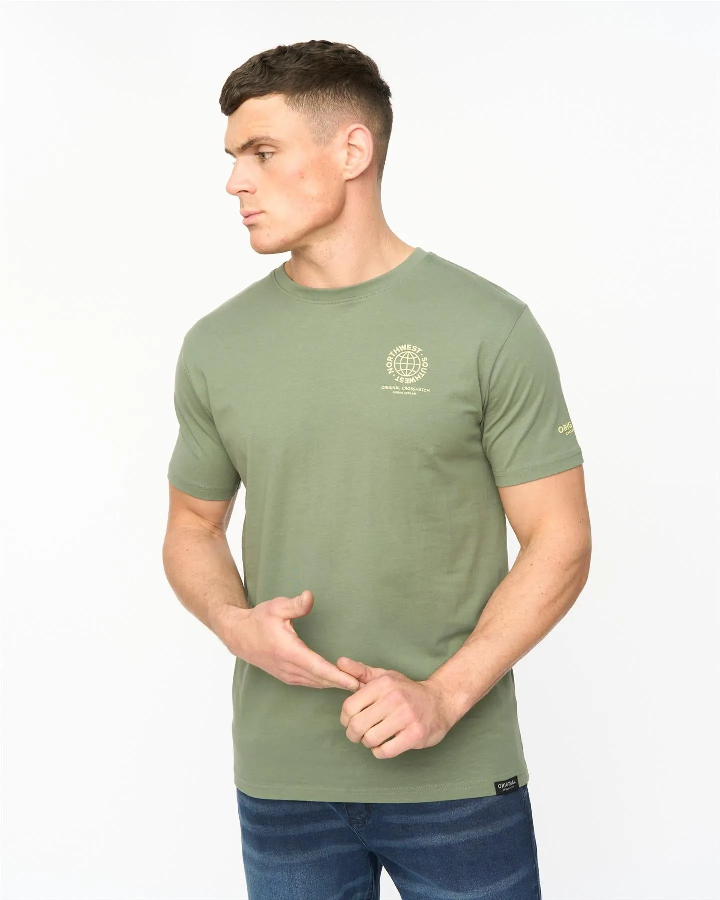 Mens Chittingtons T-Shirt Olive sold by Brand Corner product image thumbnail 2