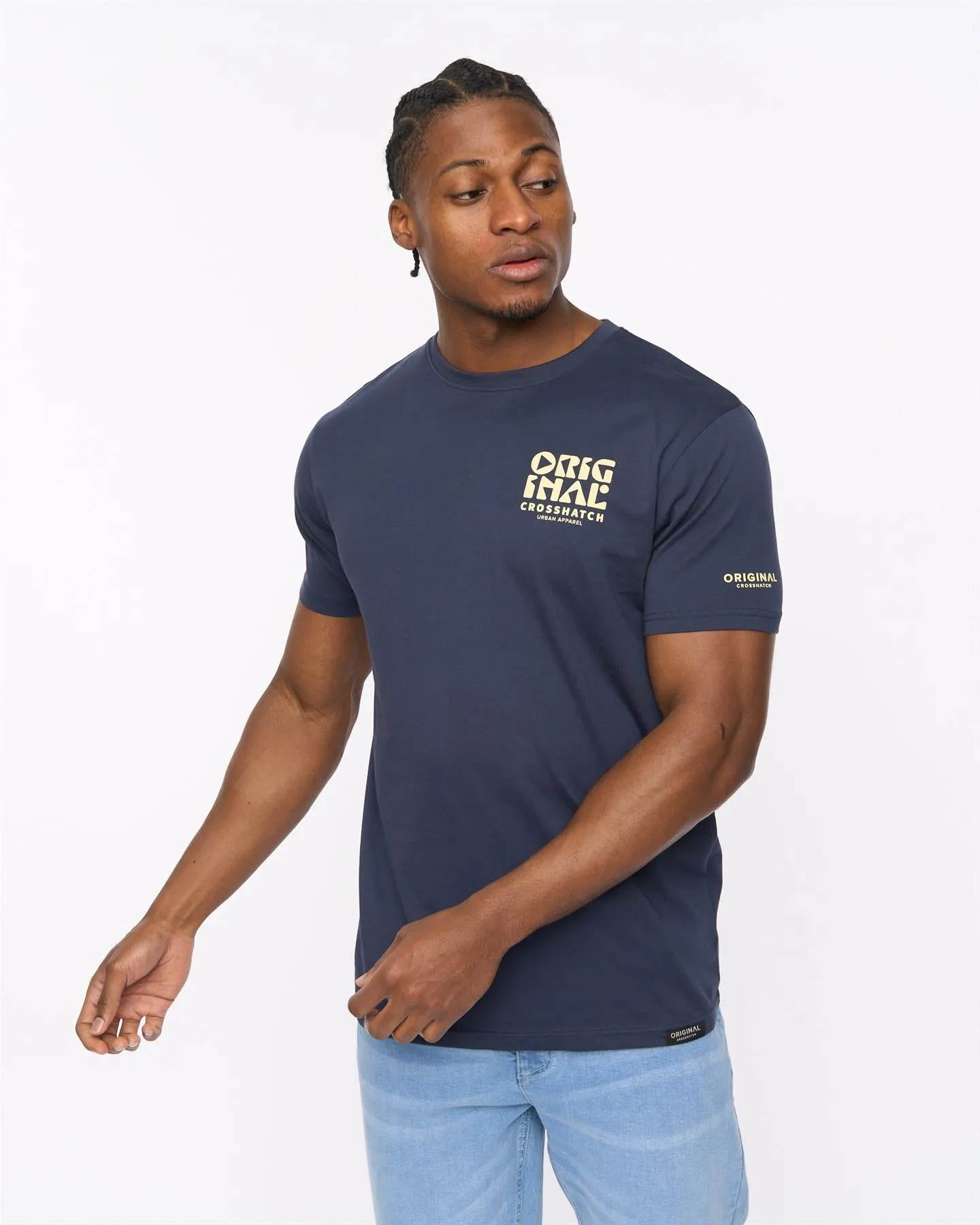 Mens Wellmoores T-Shirt Navy sold by Brand Corner product image thumbnail 2