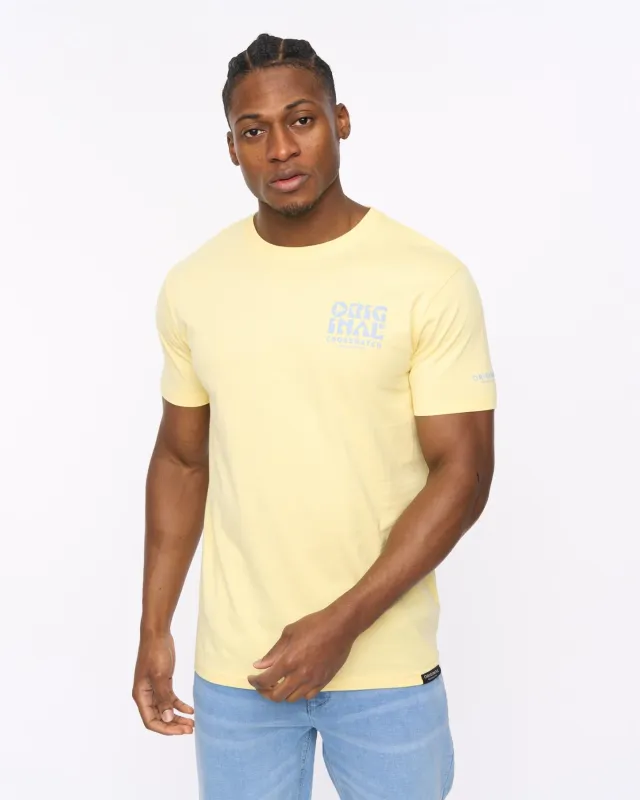 Mens Wellmoores T-Shirt Yellow made by Brand Corner