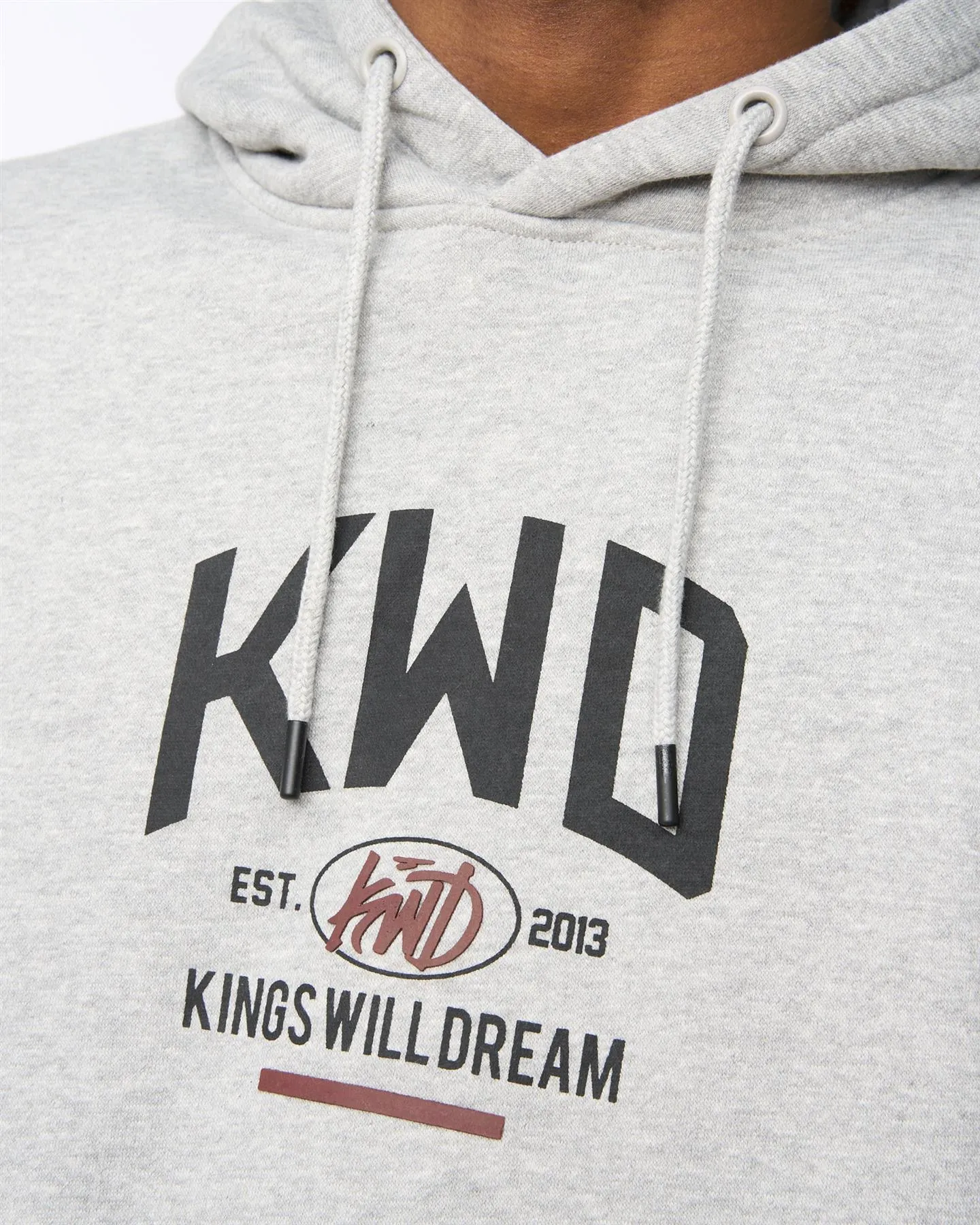 Mens Tattooed Hoodie Grey Marl sold by Brand Corner product image thumbnail 5