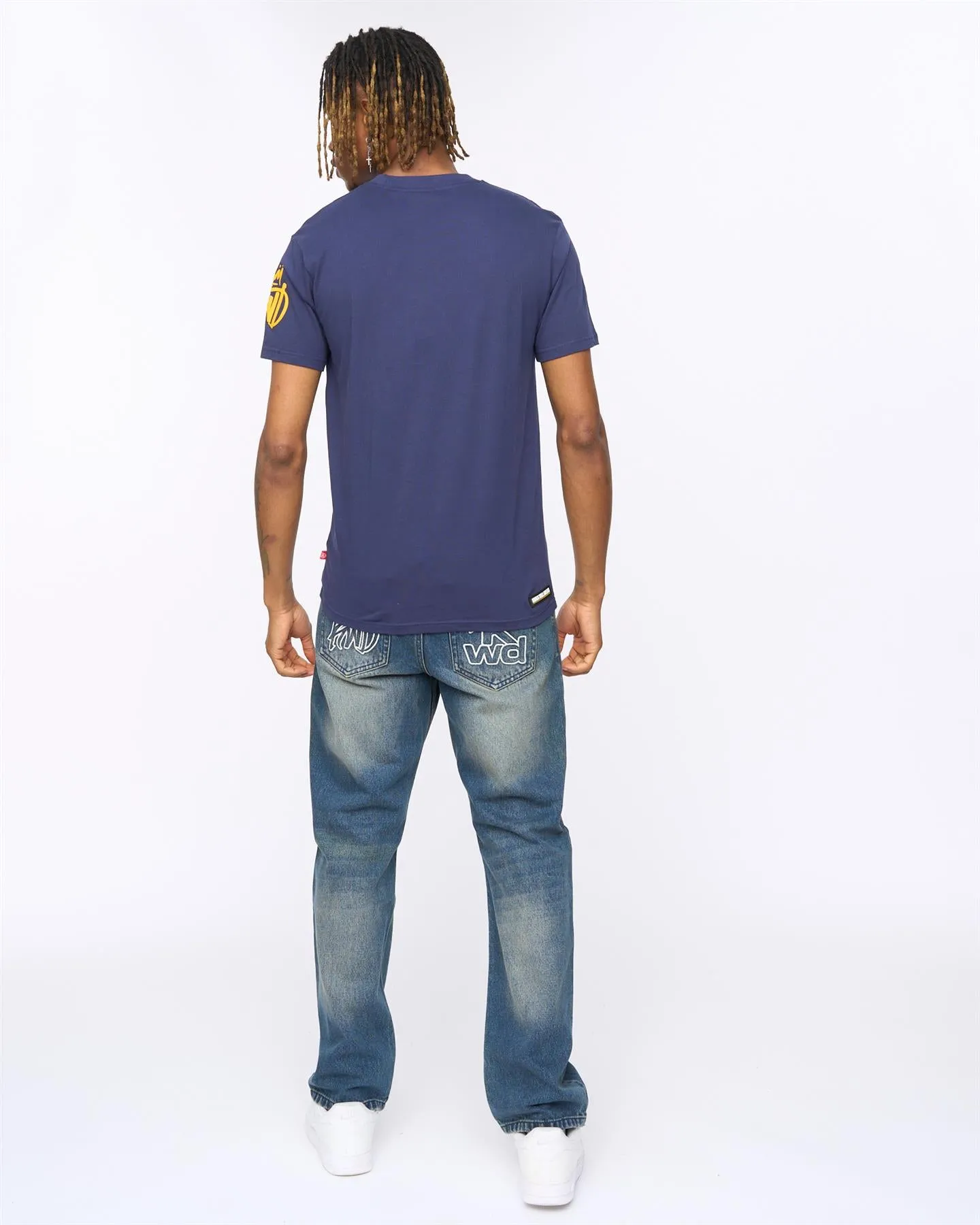Mens Built T-Shirt Navy sold by Brand Corner product image thumbnail 4