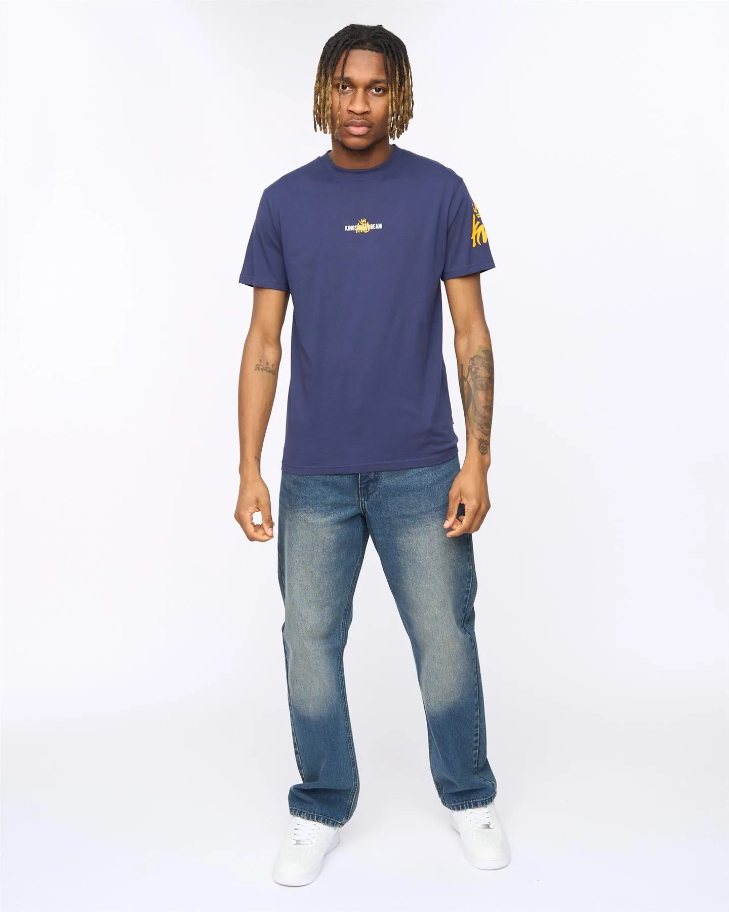 Mens Built T-Shirt Navy sold by Brand Corner product image thumbnail 3