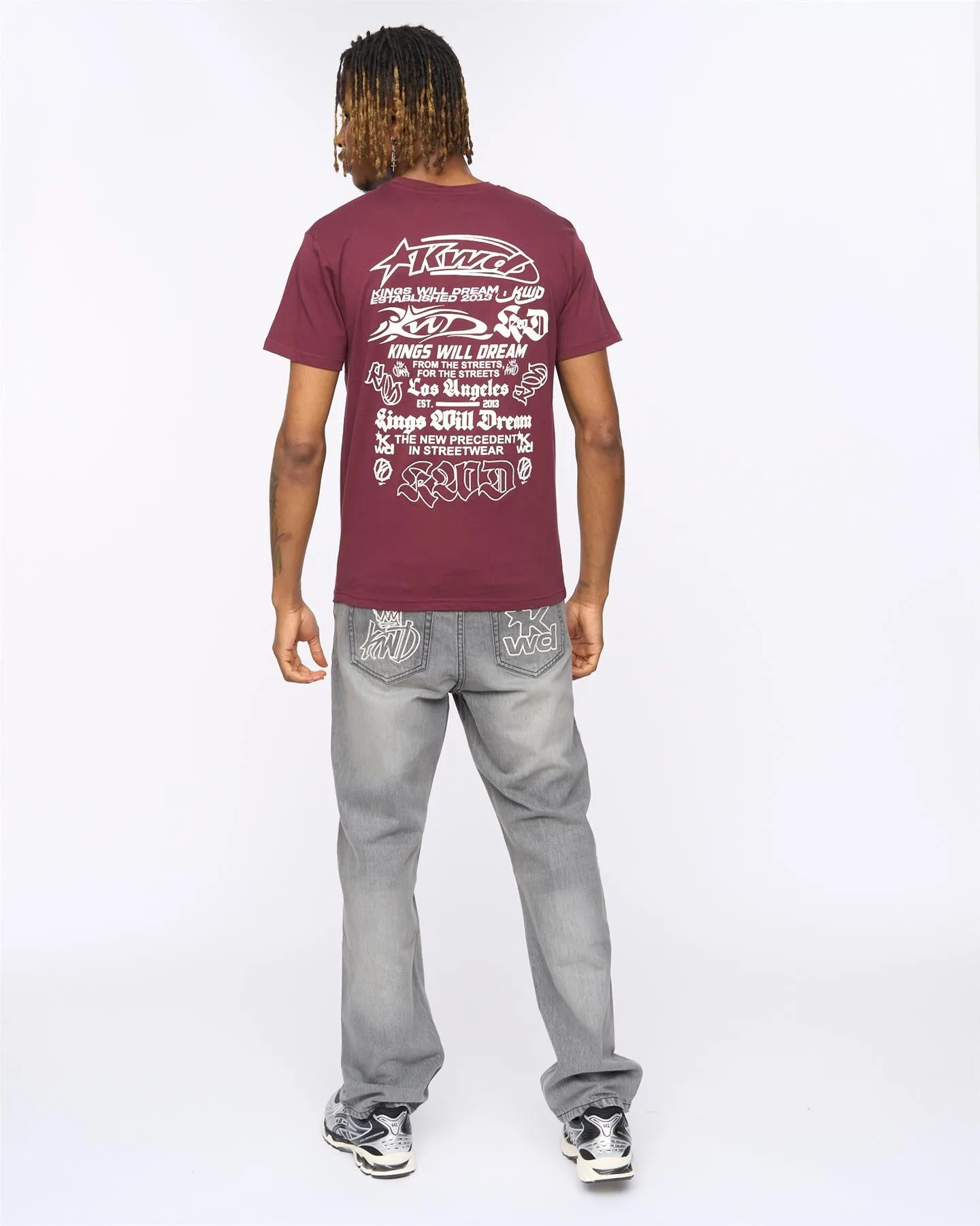 Mens Cartellio T-Shirt Burgundy sold by Brand Corner product image thumbnail 4