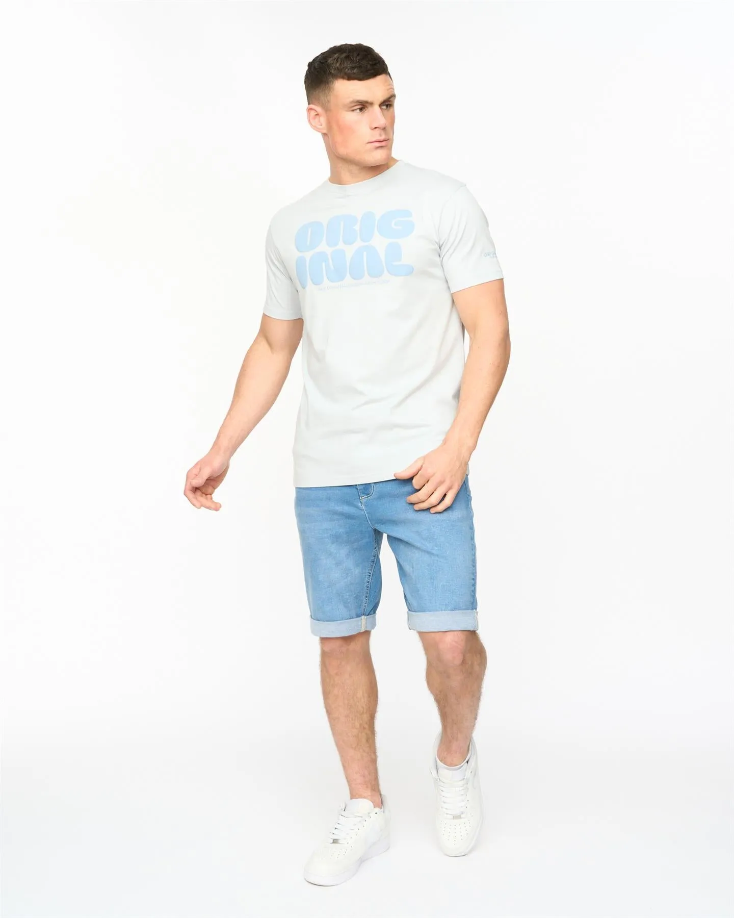 Mens Transflate T-Shirt Light Blue sold by Brand Corner product image thumbnail 3