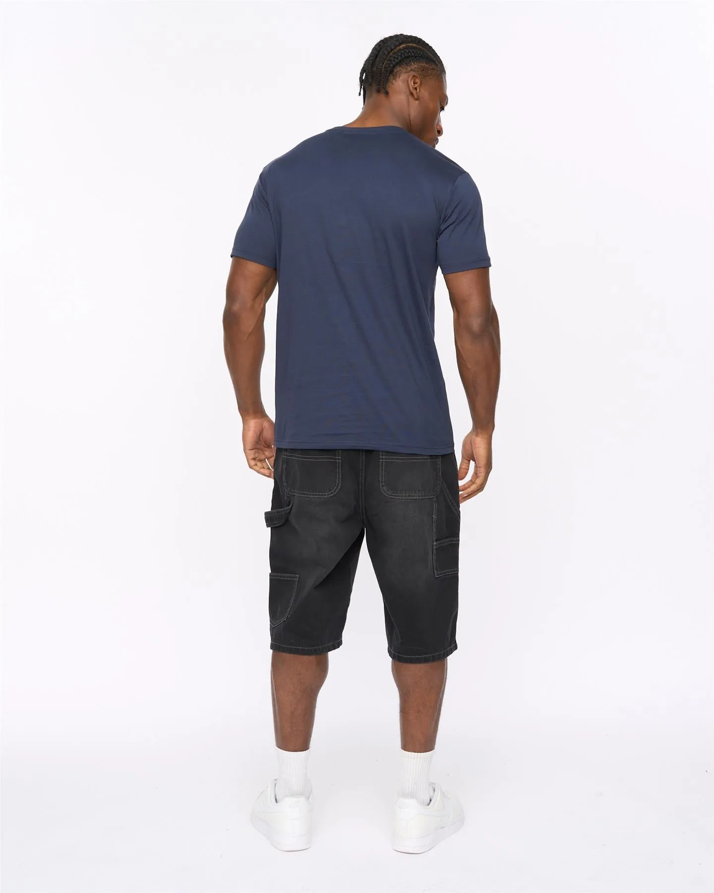 Mens Hallfell T-Shirt Navy sold by Brand Corner product image thumbnail 4