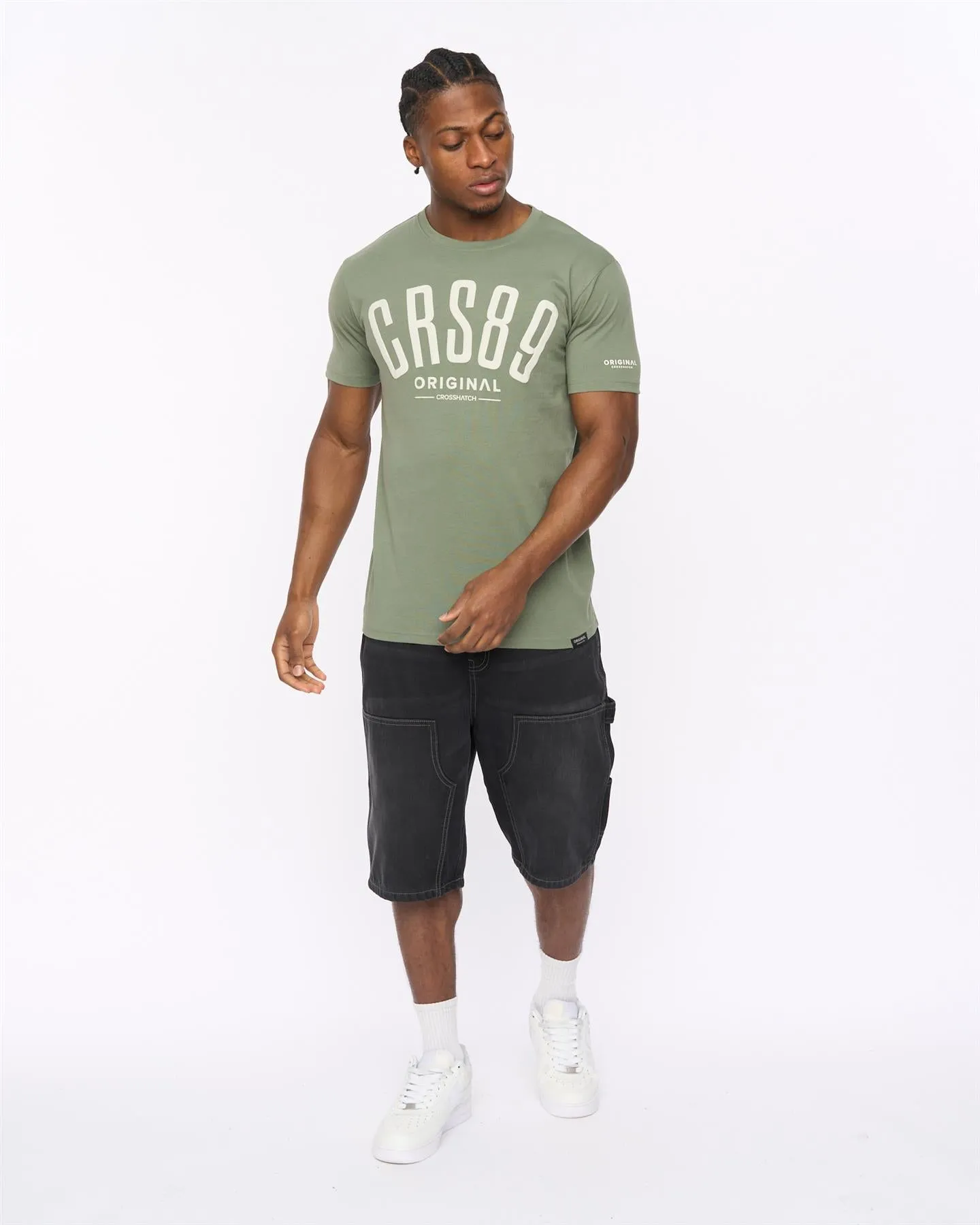 Mens Hallfell T-Shirt Olive sold by Brand Corner product image thumbnail 3