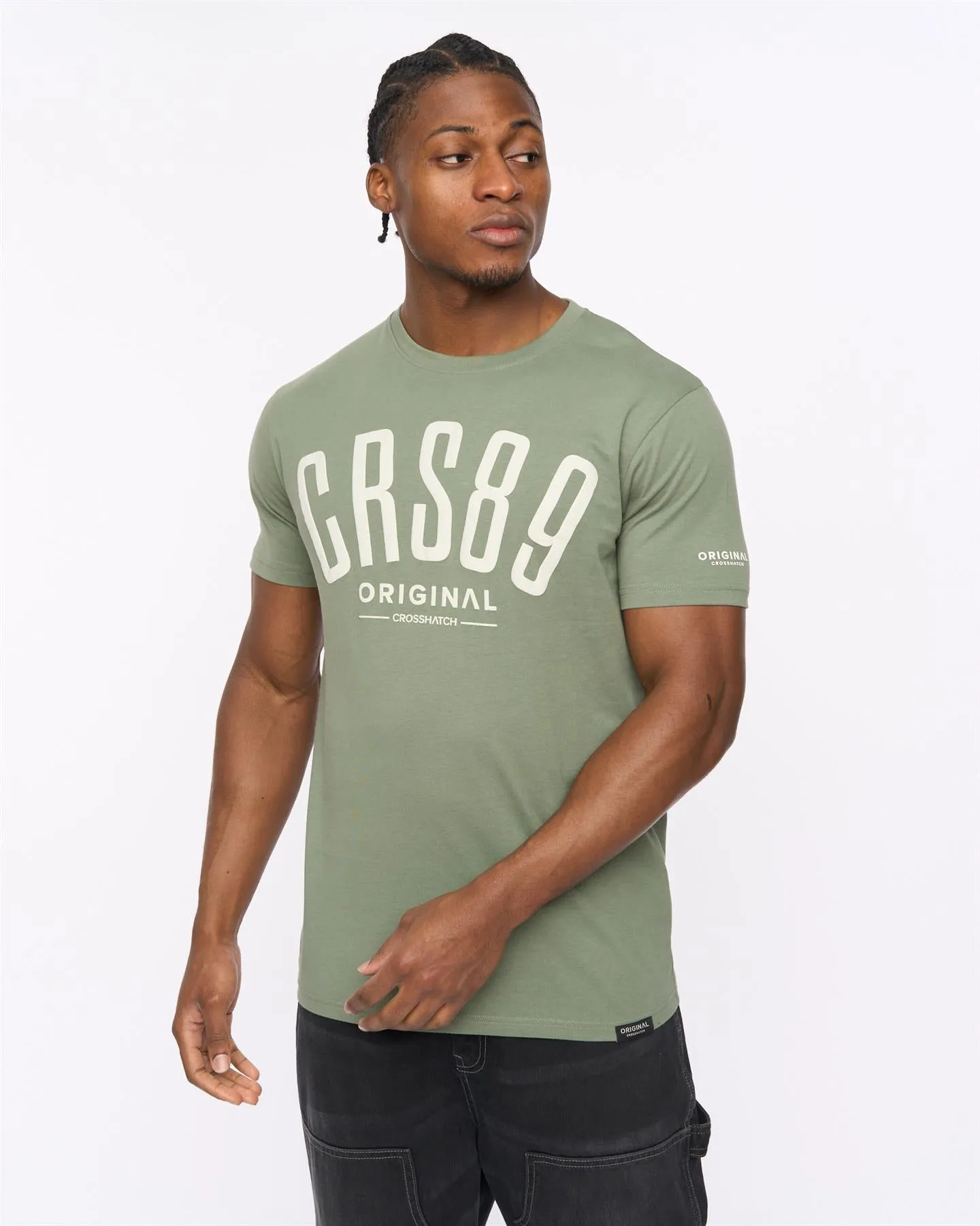 Mens Hallfell T-Shirt Olive sold by Brand Corner product image thumbnail 2
