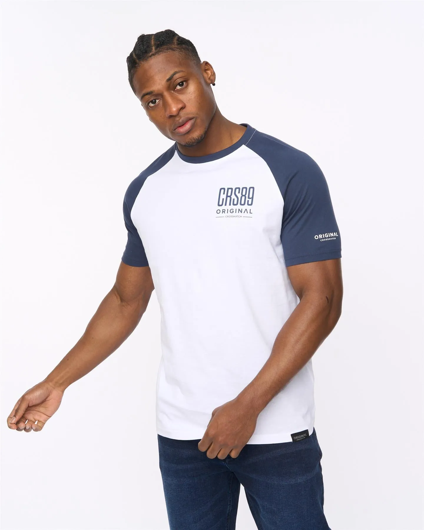 Mens Bretsby T-Shirt Navy sold by Brand Corner product image thumbnail 2
