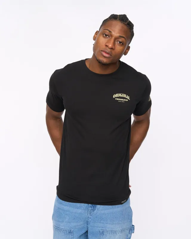 Mens Labstock T-Shirt Black made by Brand Corner