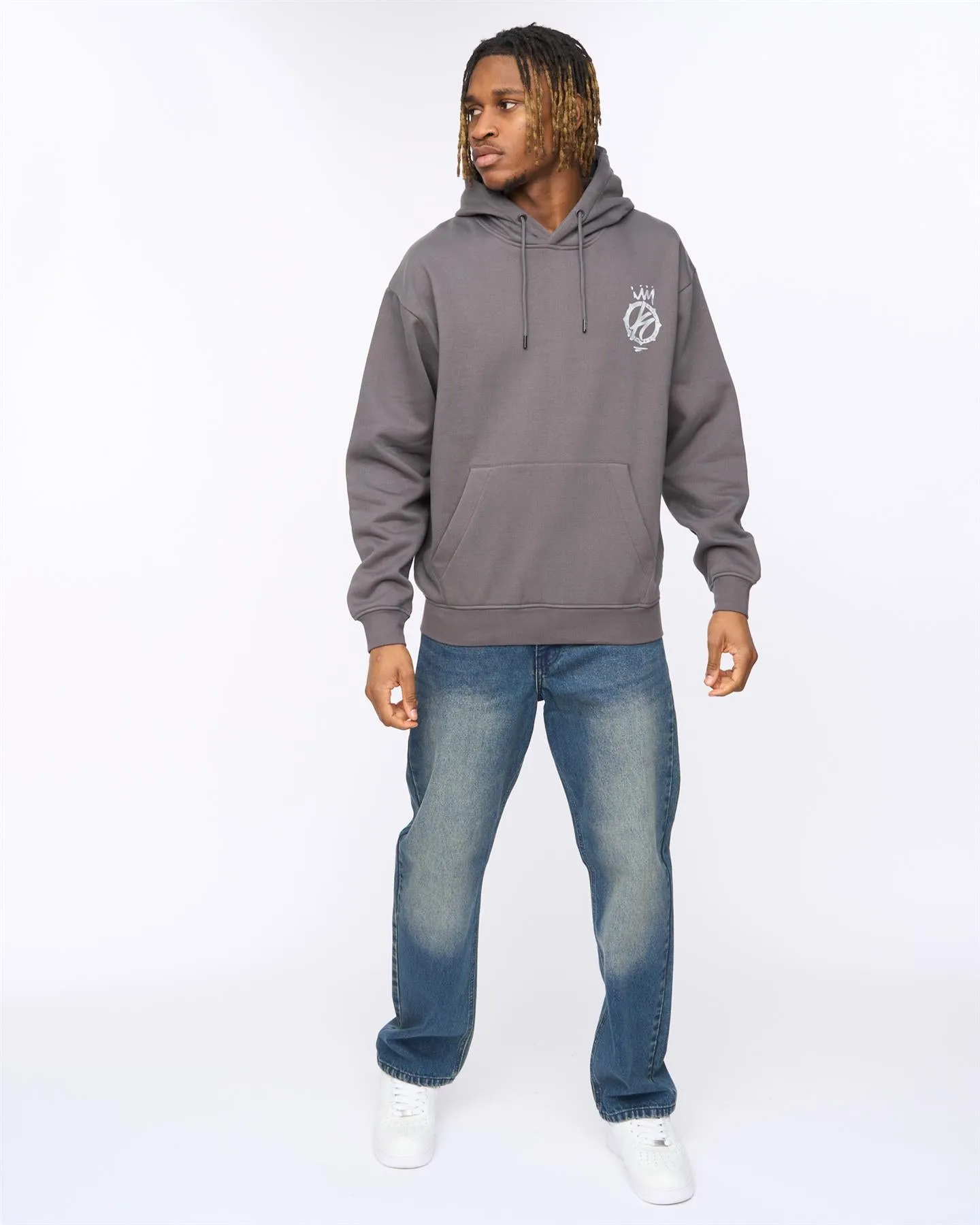 Mens Kayspray Hoodie Asphalt sold by Brand Corner product image thumbnail 3