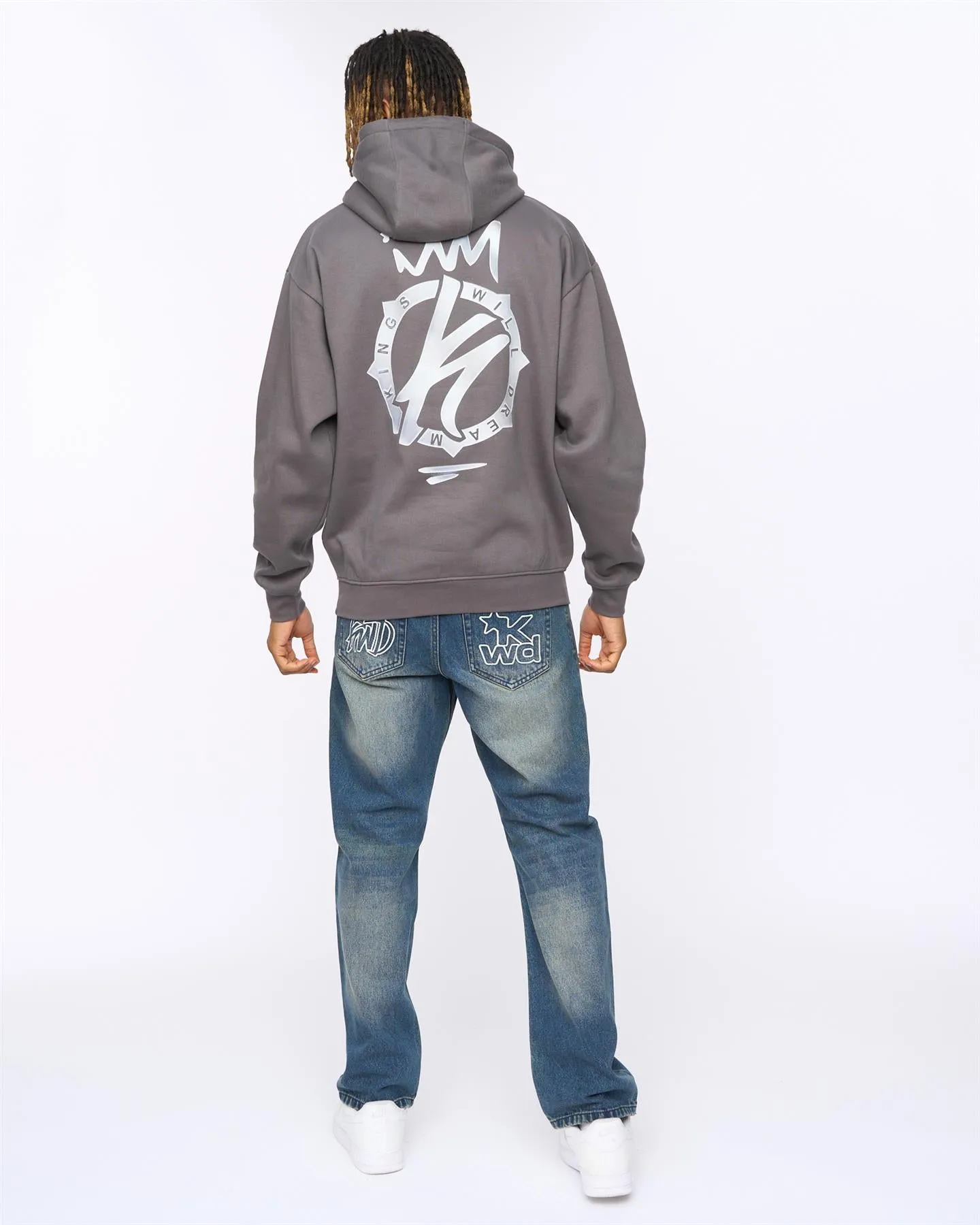 Mens Kayspray Hoodie Asphalt sold by Brand Corner product image thumbnail 4