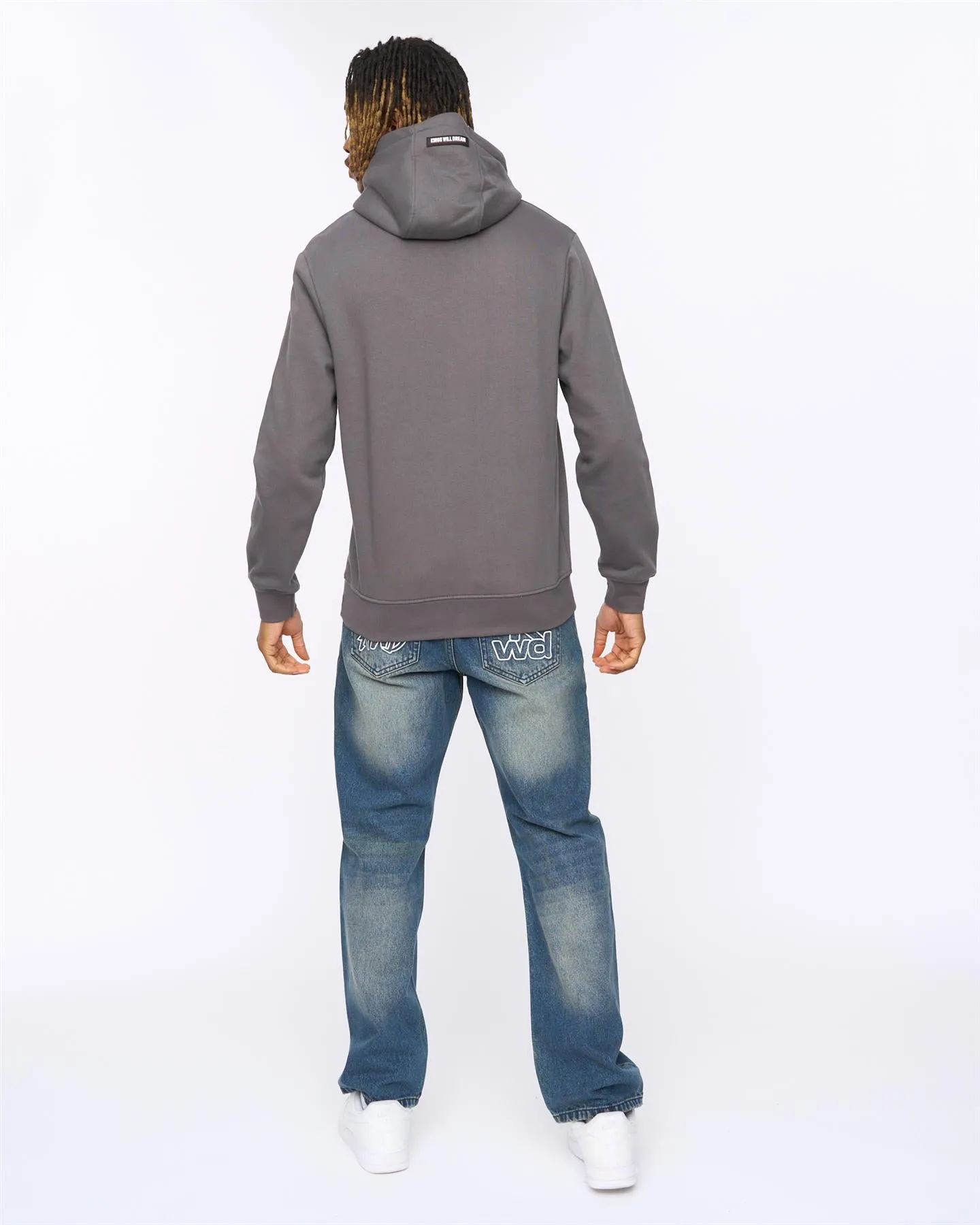 Mens Typeover Hoodie Asphalt sold by Brand Corner product image thumbnail 4