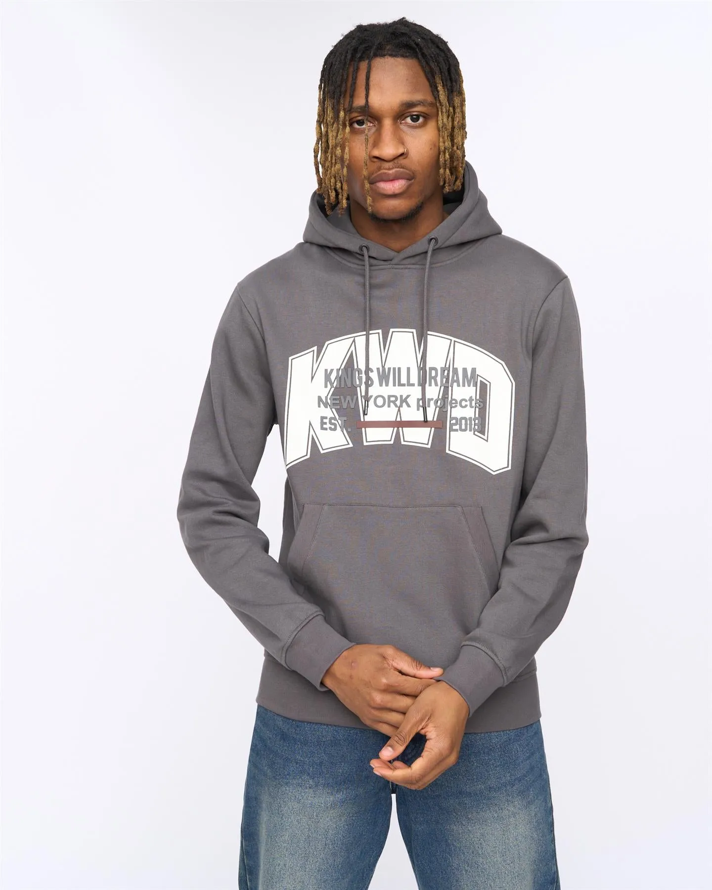 Mens Typeover Hoodie Asphalt sold by Brand Corner product image thumbnail 2
