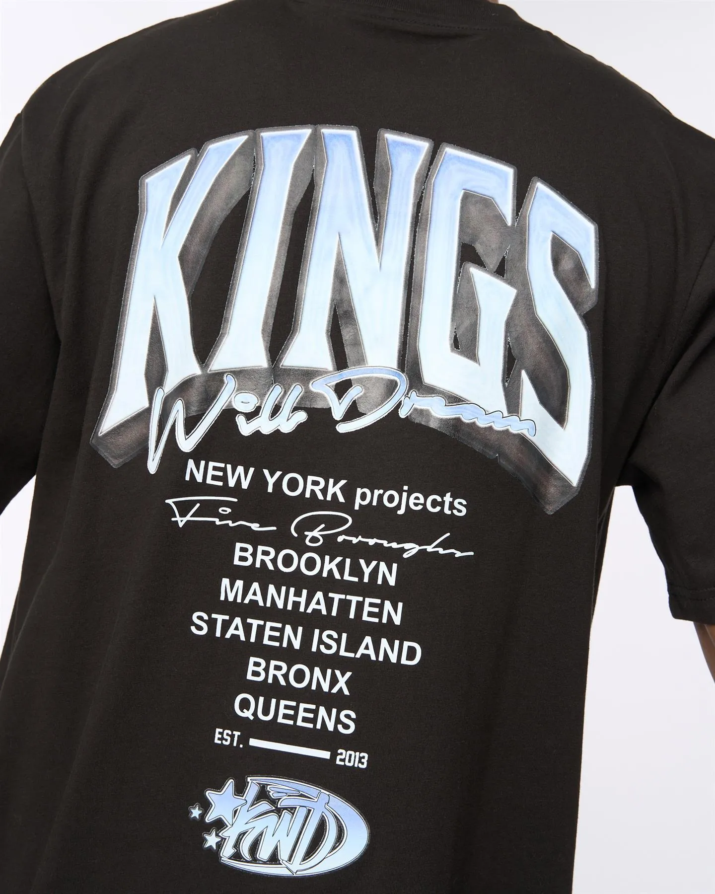 Mens Kingteam T-Shirt Black sold by Brand Corner product image thumbnail 3