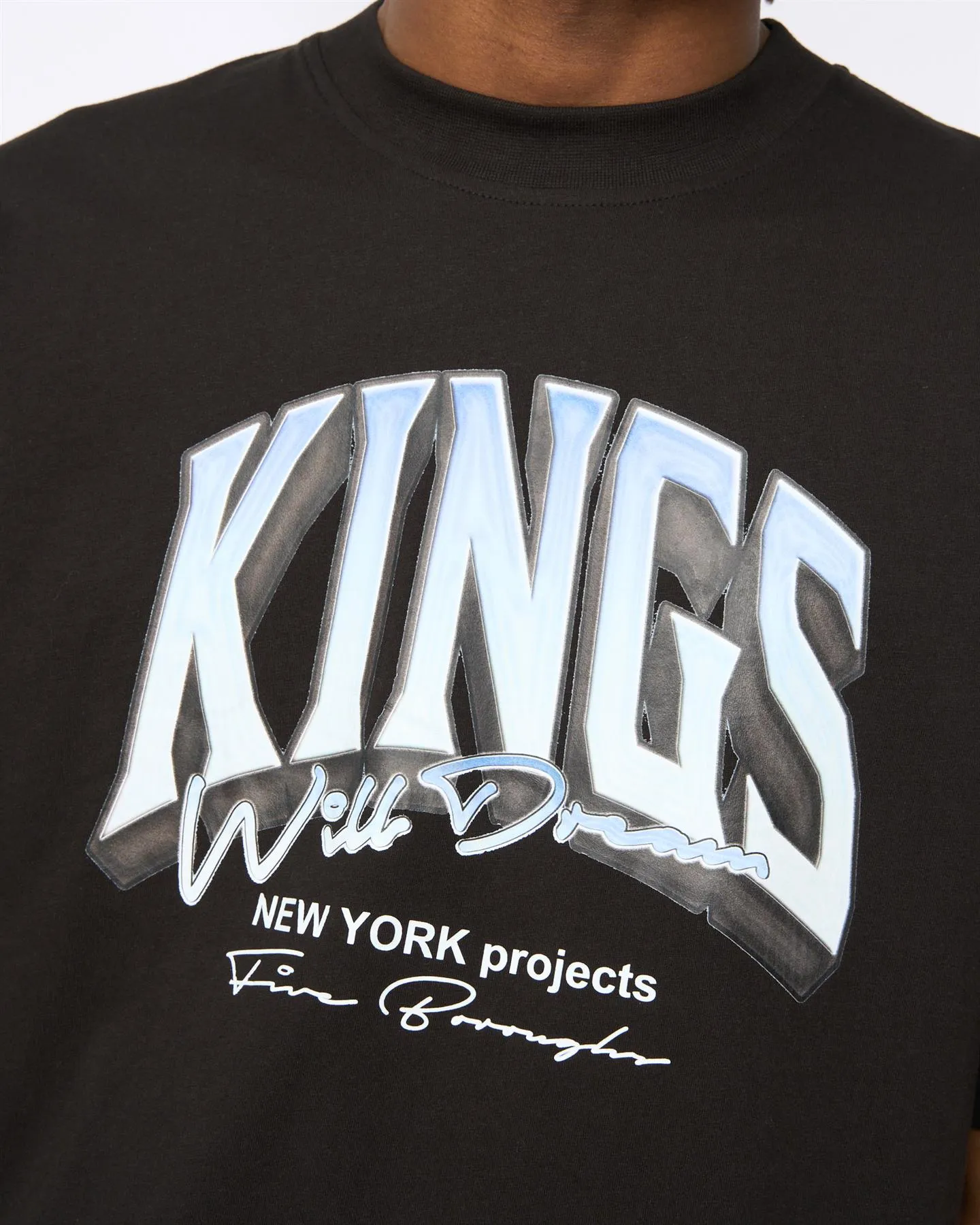 Mens Kingteam T-Shirt Black sold by Brand Corner product image thumbnail 4