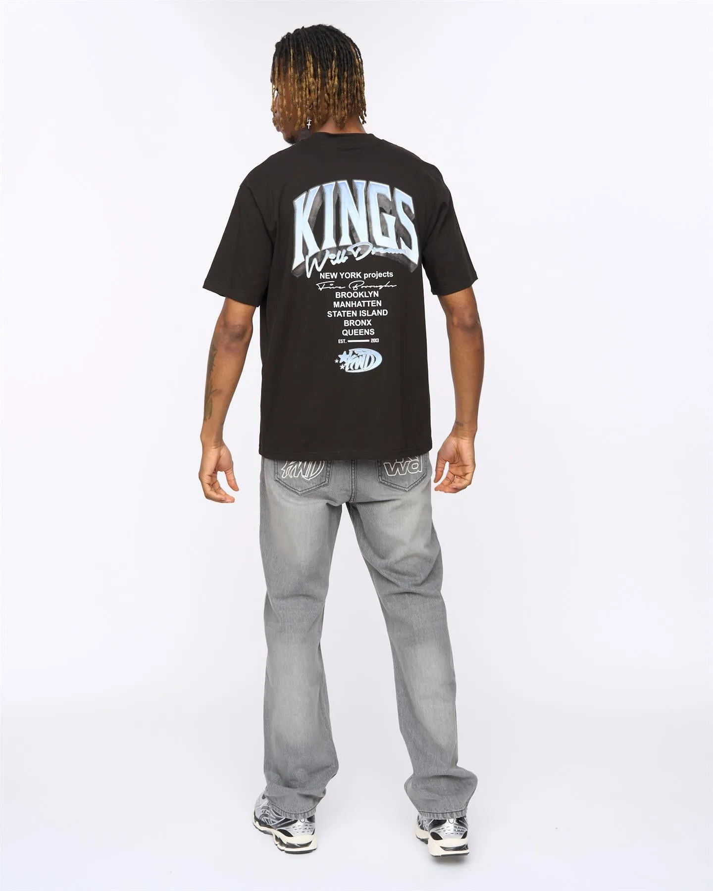 Mens Kingteam T-Shirt Black sold by Brand Corner product image thumbnail 5