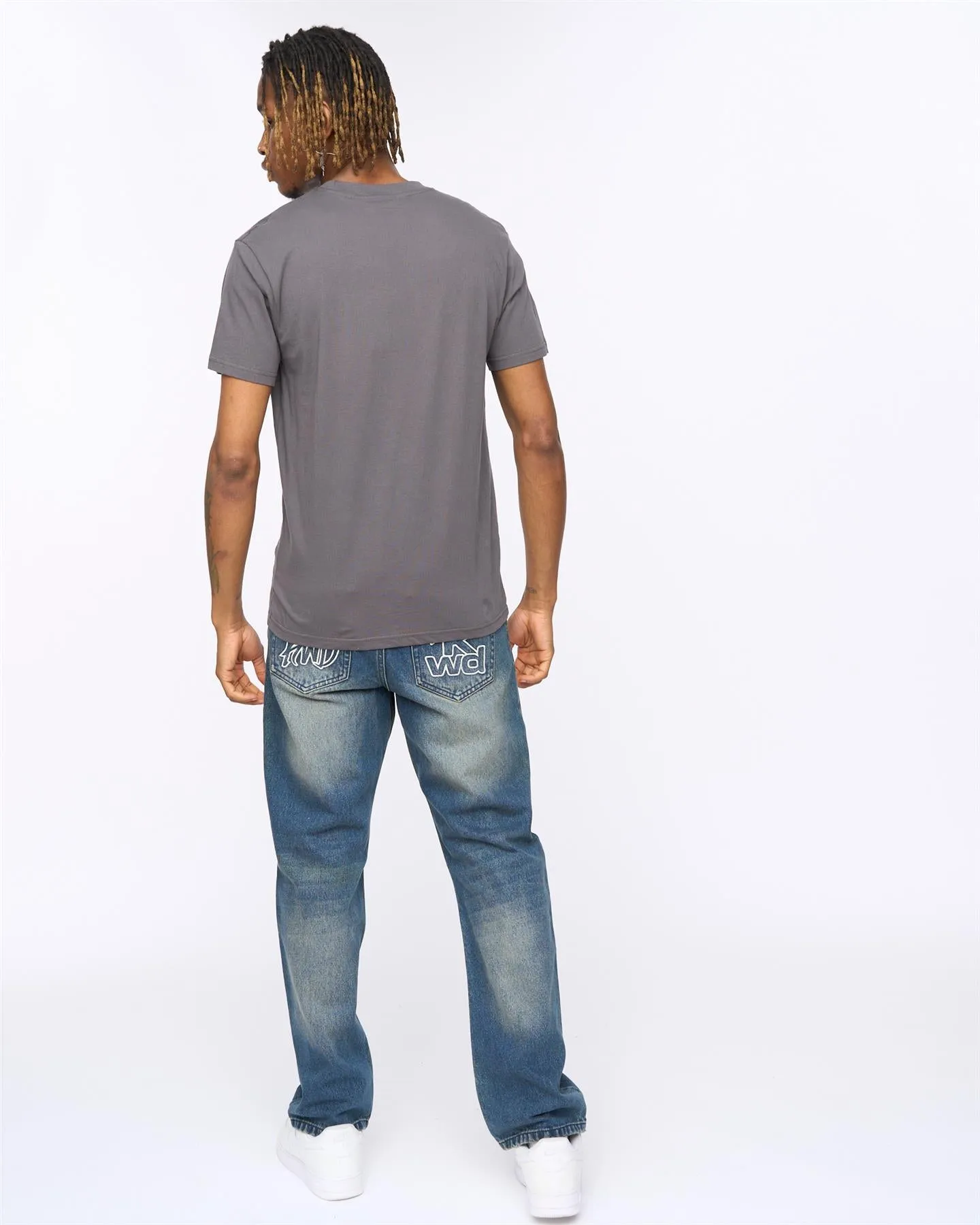 Mens Markered T-Shirt Asphalt sold by Brand Corner product image thumbnail 4