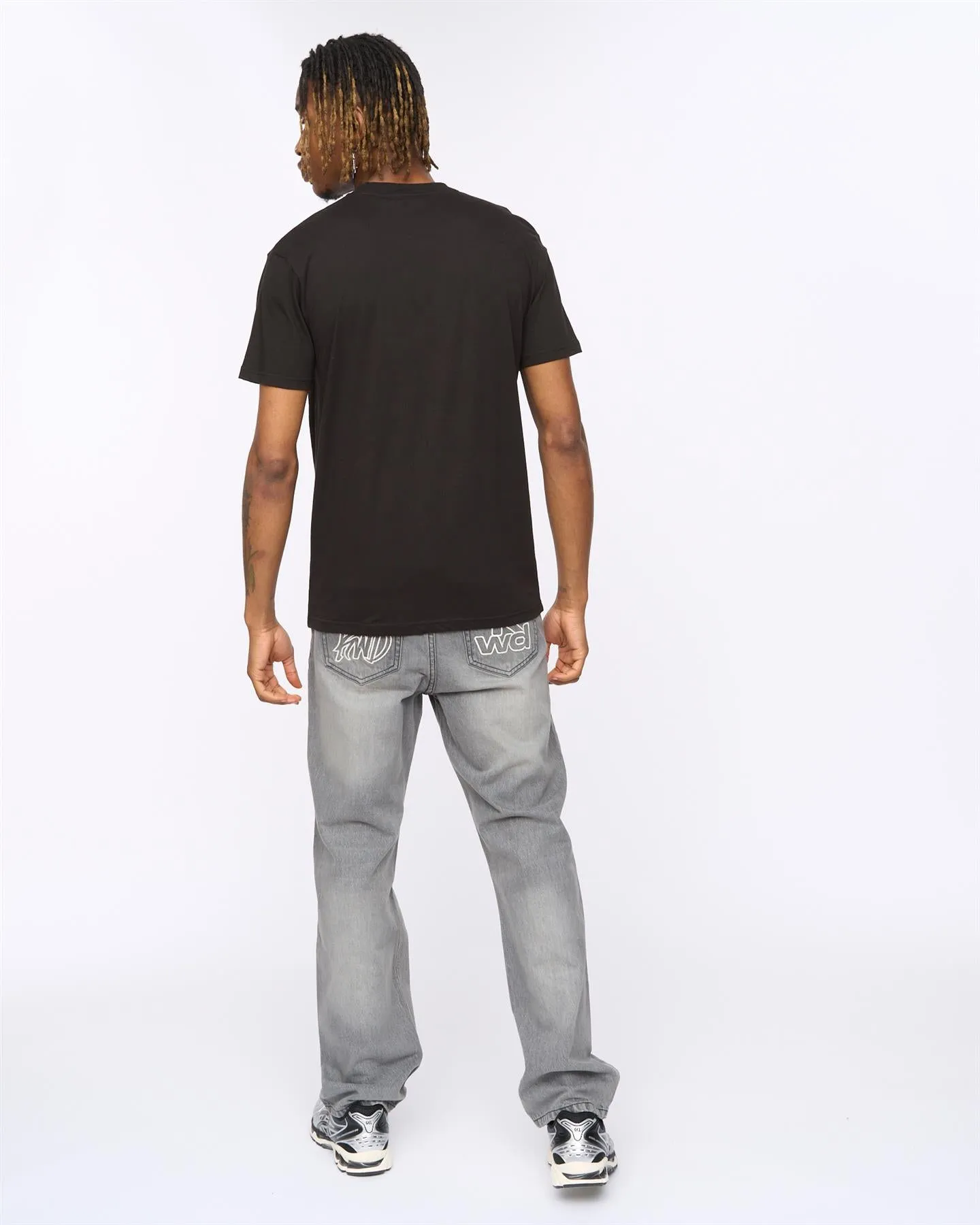 Mens Markered T-Shirt Black sold by Brand Corner product image thumbnail 4