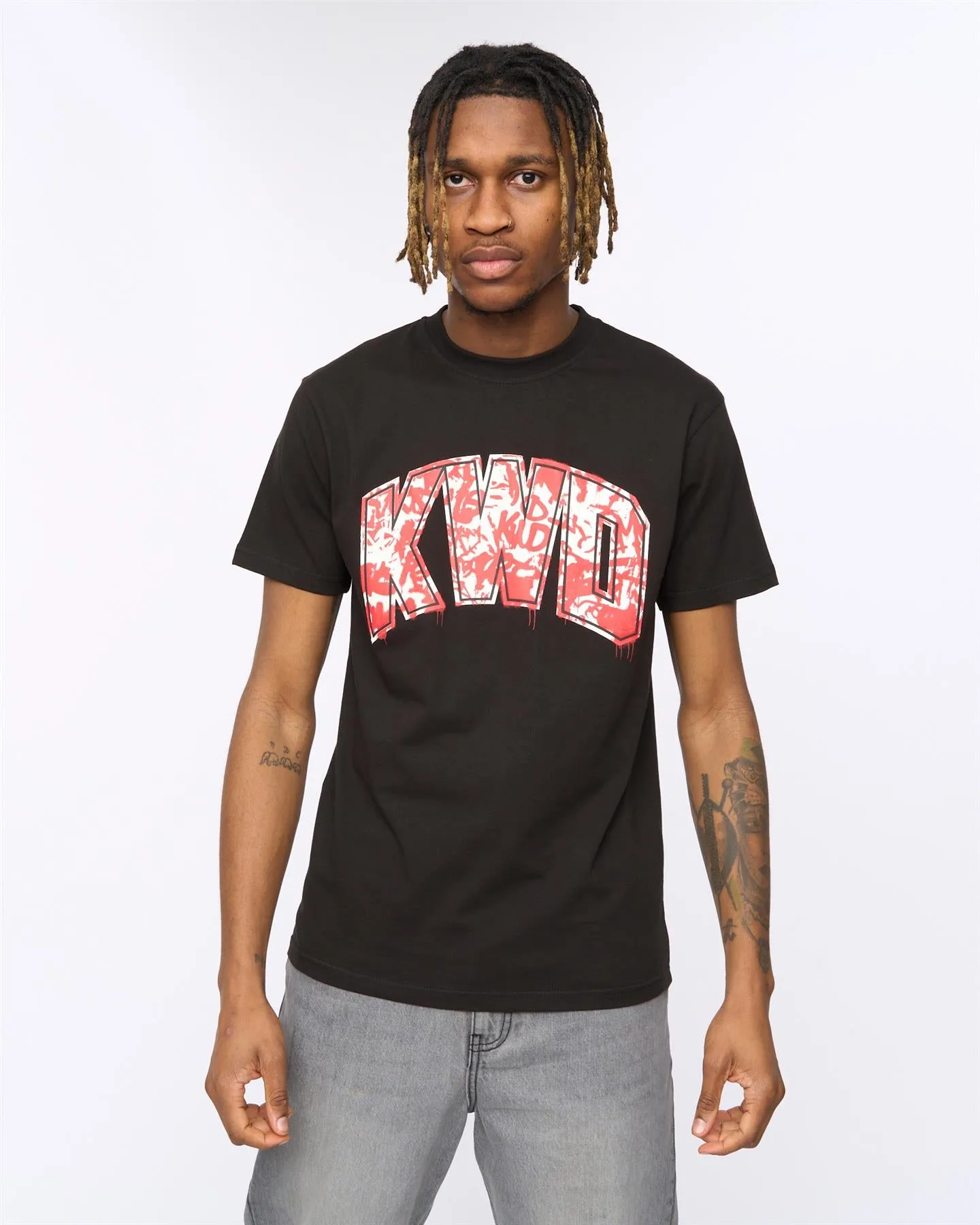 Mens Scribs T-Shirt Black sold by Brand Corner
