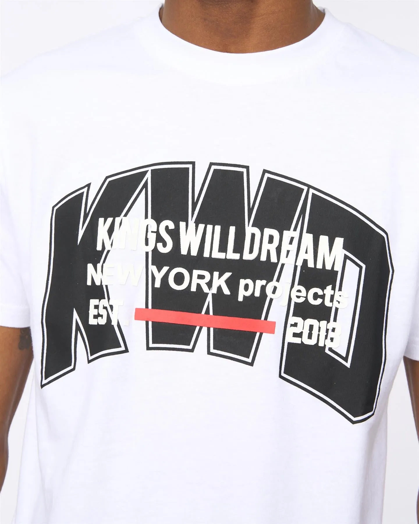 Mens Typeover T-Shirt White sold by Brand Corner product image thumbnail 5