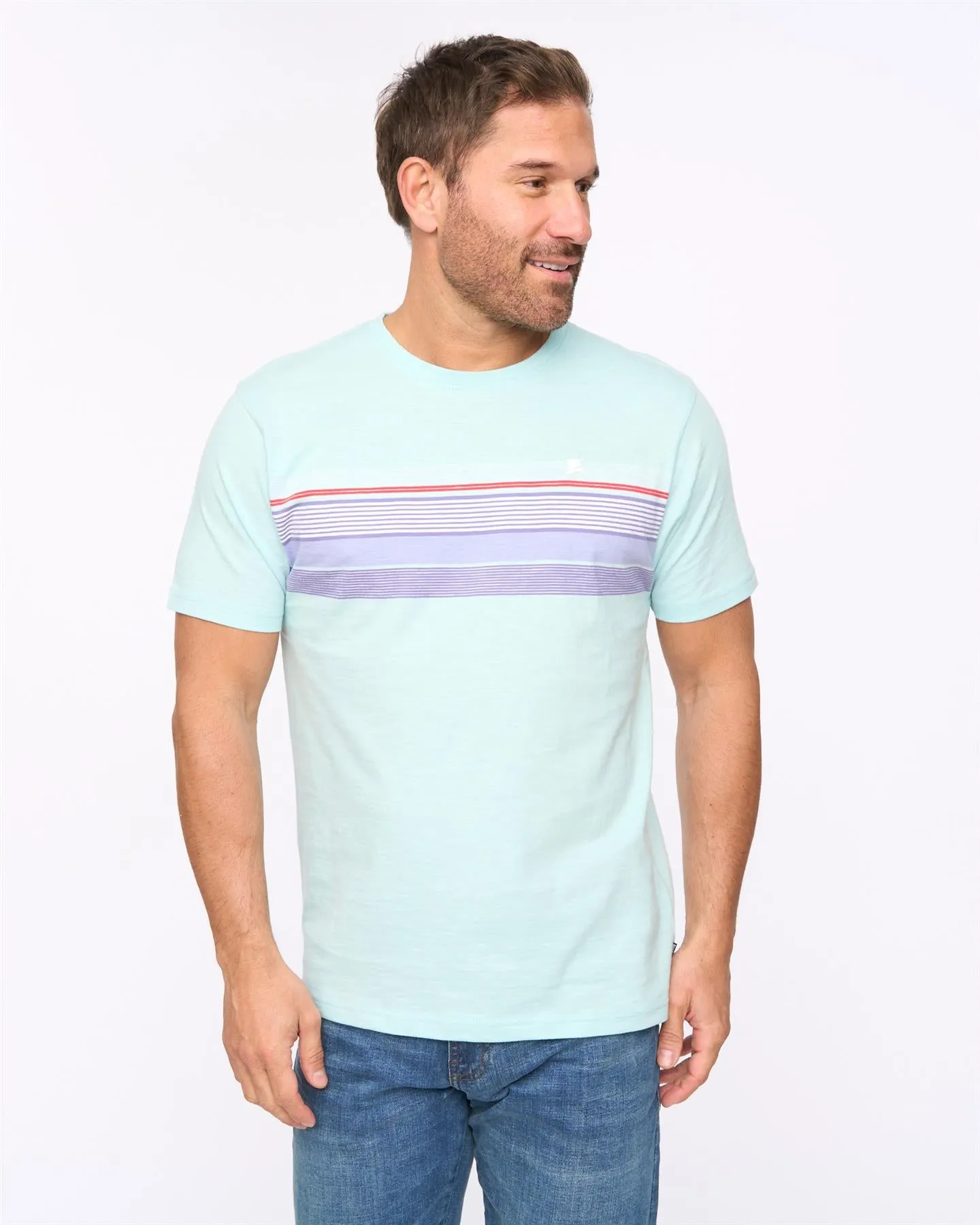 Mens Laylen T-Shirt Duck Blue sold by Brand Corner