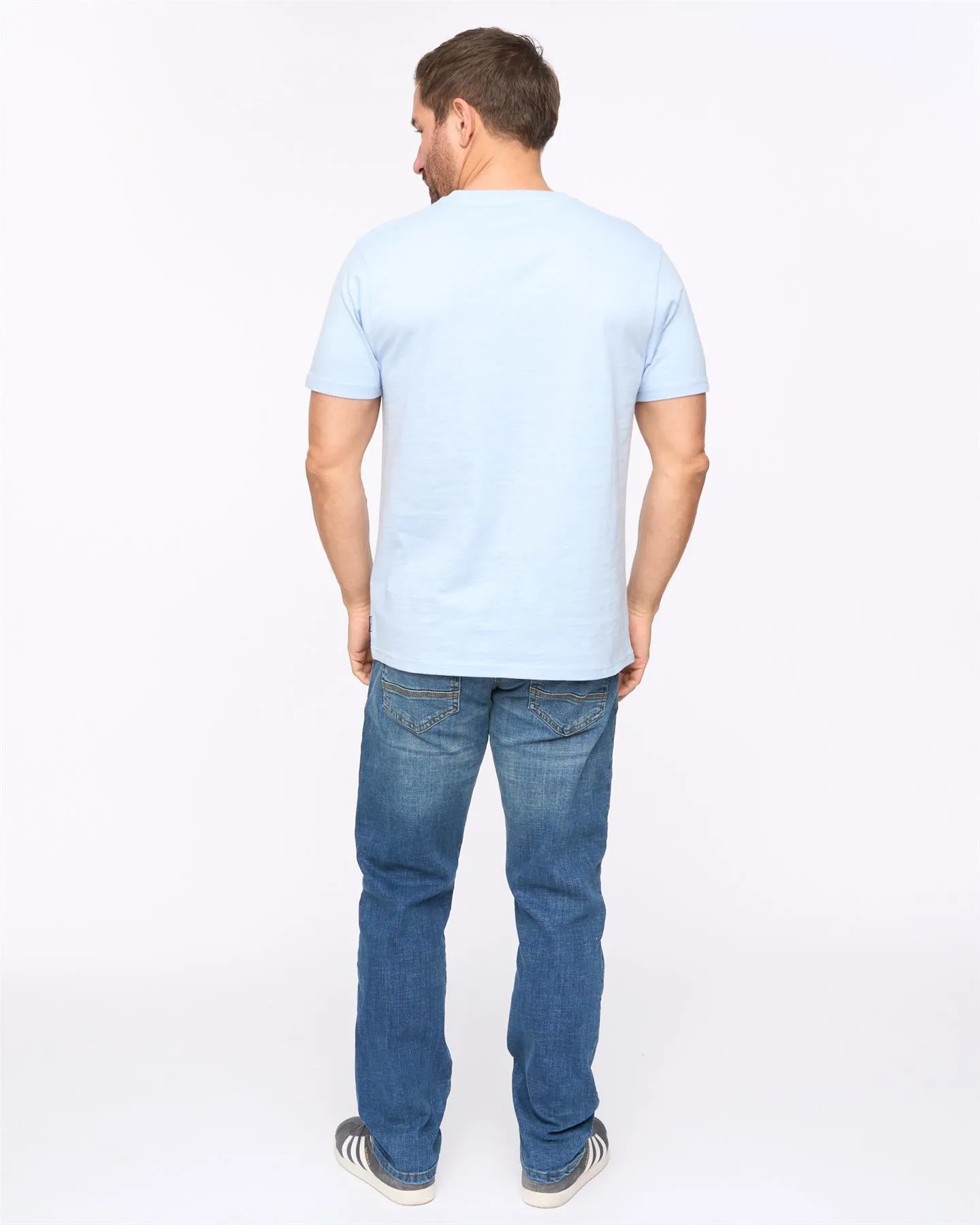 Mens Laylen T-Shirt Light Blue sold by Brand Corner product image thumbnail 4
