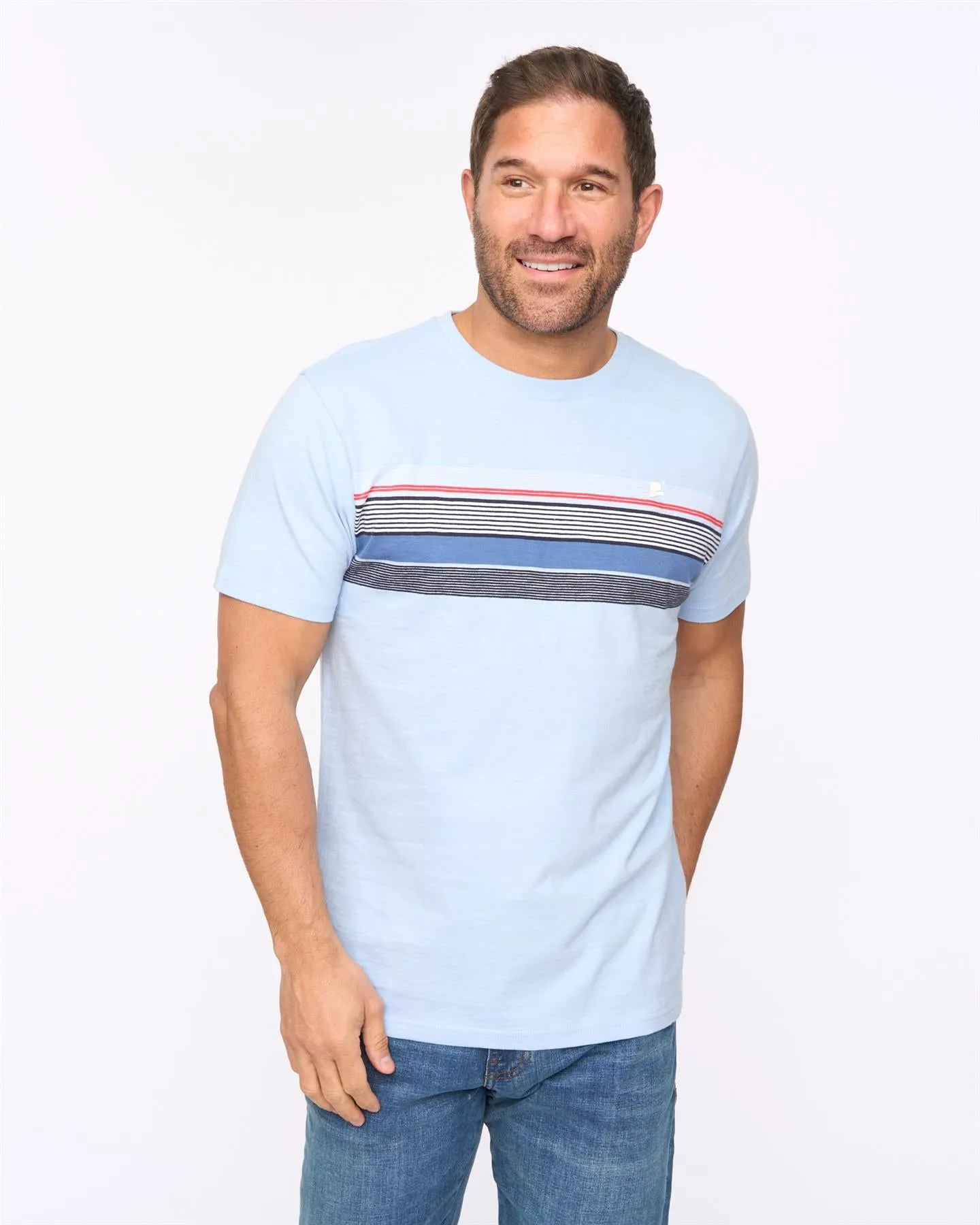 Mens Laylen T-Shirt Light Blue sold by Brand Corner product image thumbnail 2
