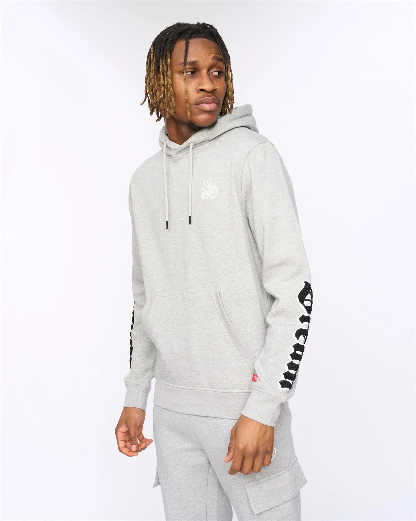 Mens Sleevely Hoodie Grey Marl sold by Brand Corner