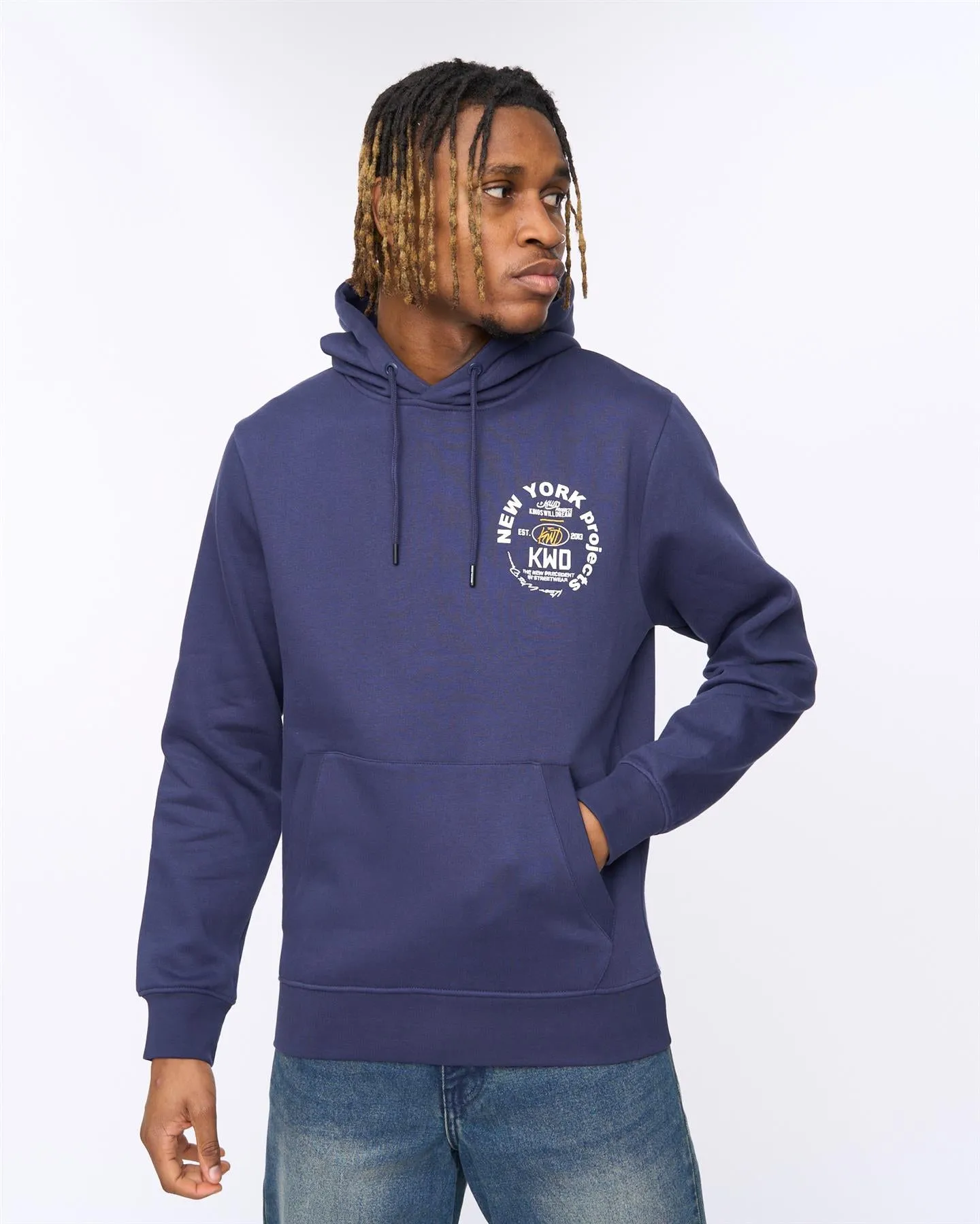 Mens Mobalot Hoodie Navy sold by Brand Corner product image thumbnail 2