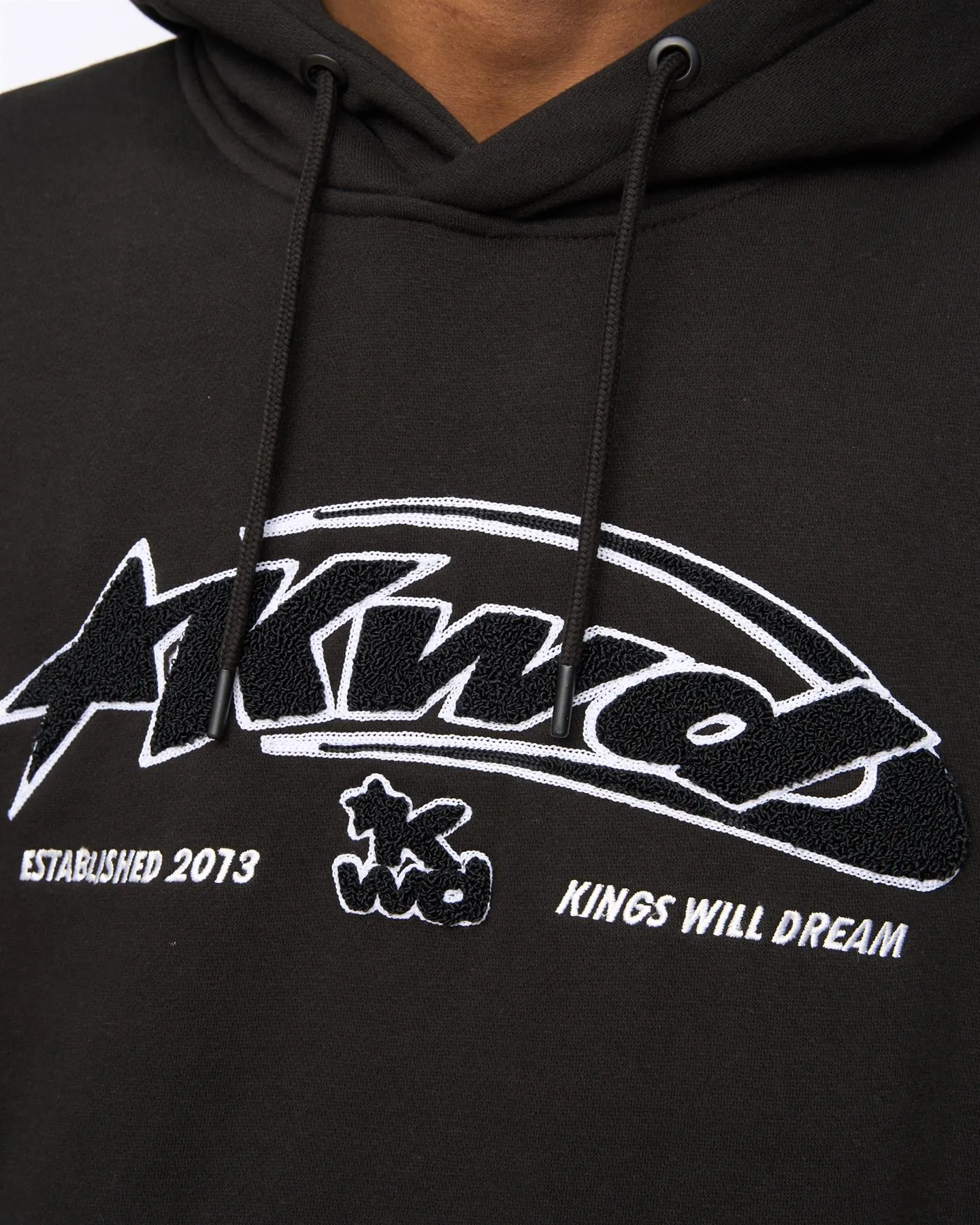 Mens Dashed Hoodie Black sold by Brand Corner product image thumbnail 5