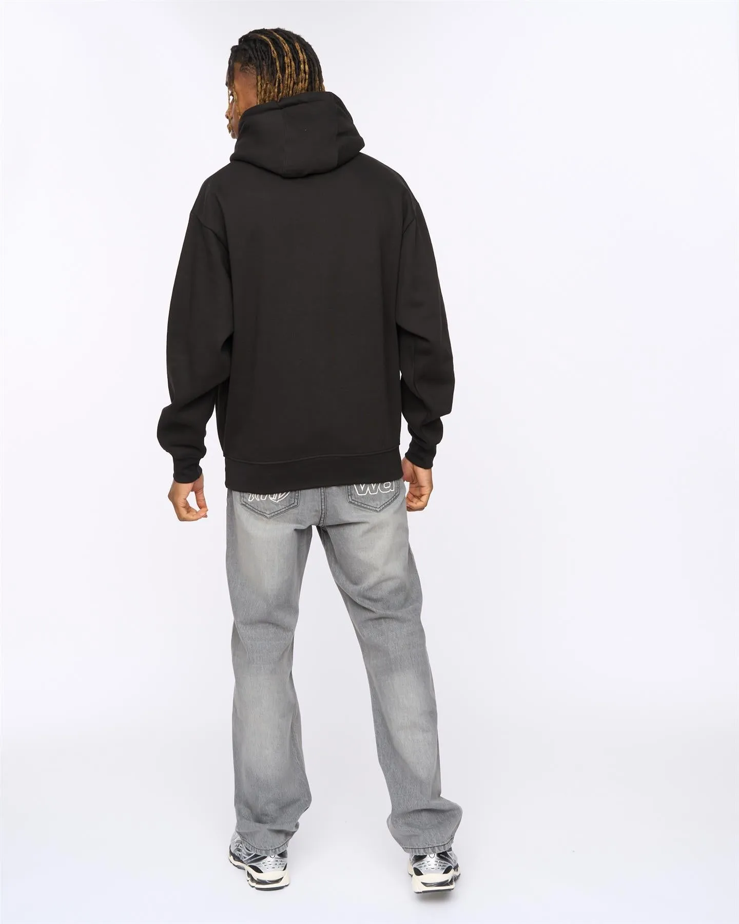Mens Dashed Hoodie Black sold by Brand Corner product image thumbnail 4