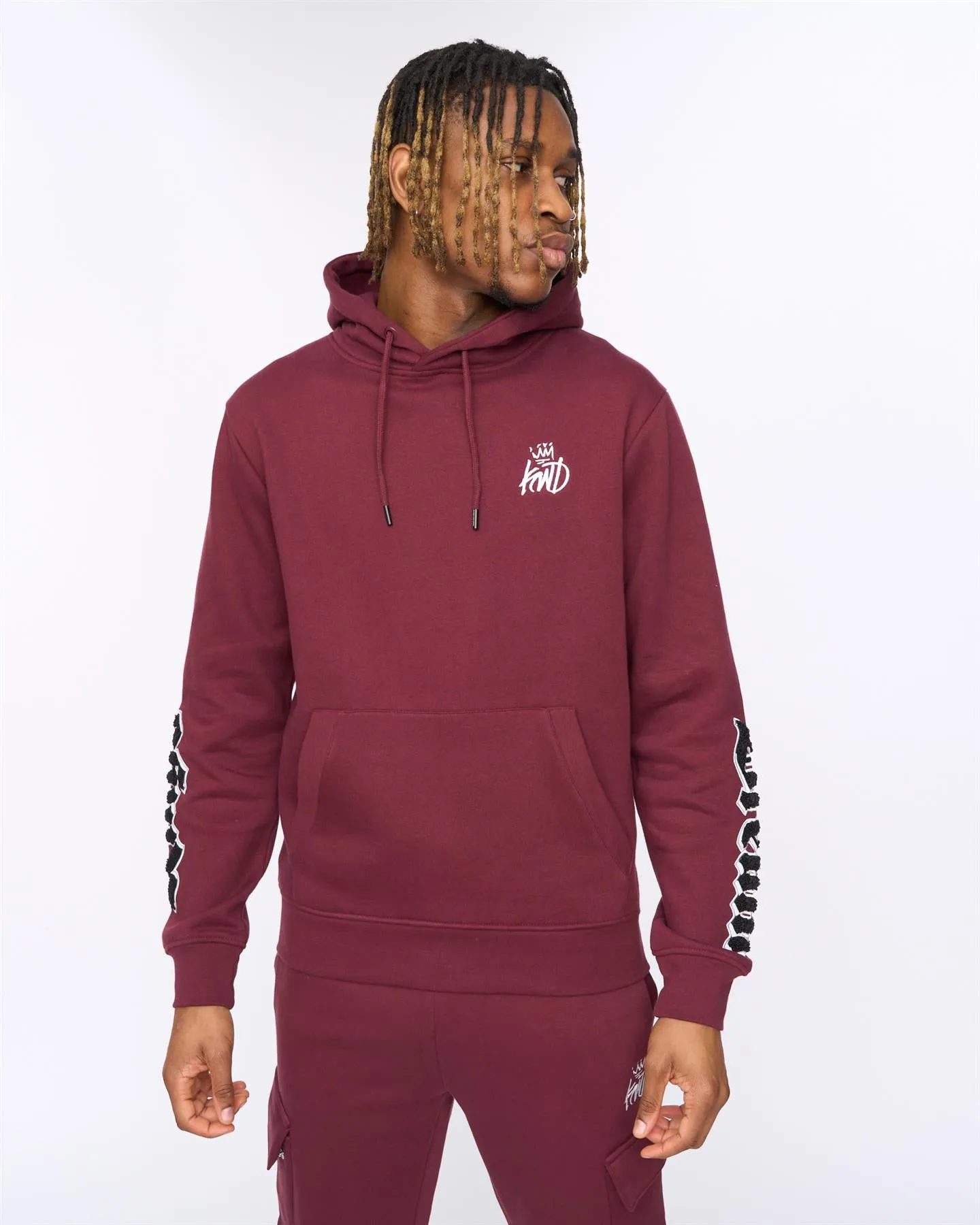 Mens Sleevely Hoodie Burgundy sold by Brand Corner product image thumbnail 2