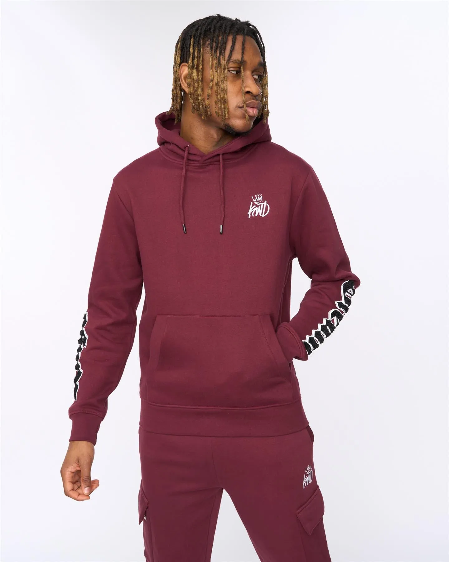 Mens Sleevely Hoodie Burgundy sold by Brand Corner