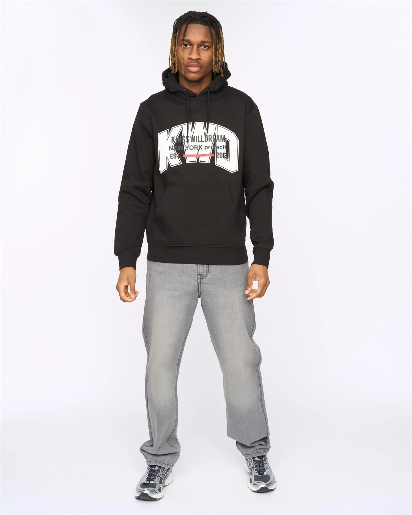 Mens Typeover Hoodie Black sold by Brand Corner product image thumbnail 3
