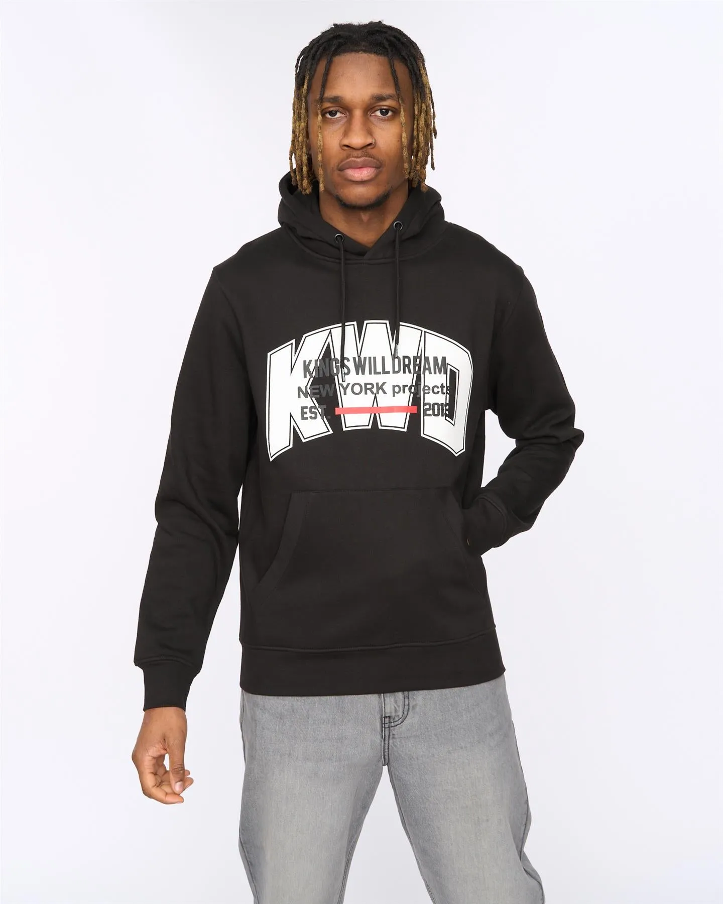 Mens Typeover Hoodie Black sold by Brand Corner product image thumbnail 2