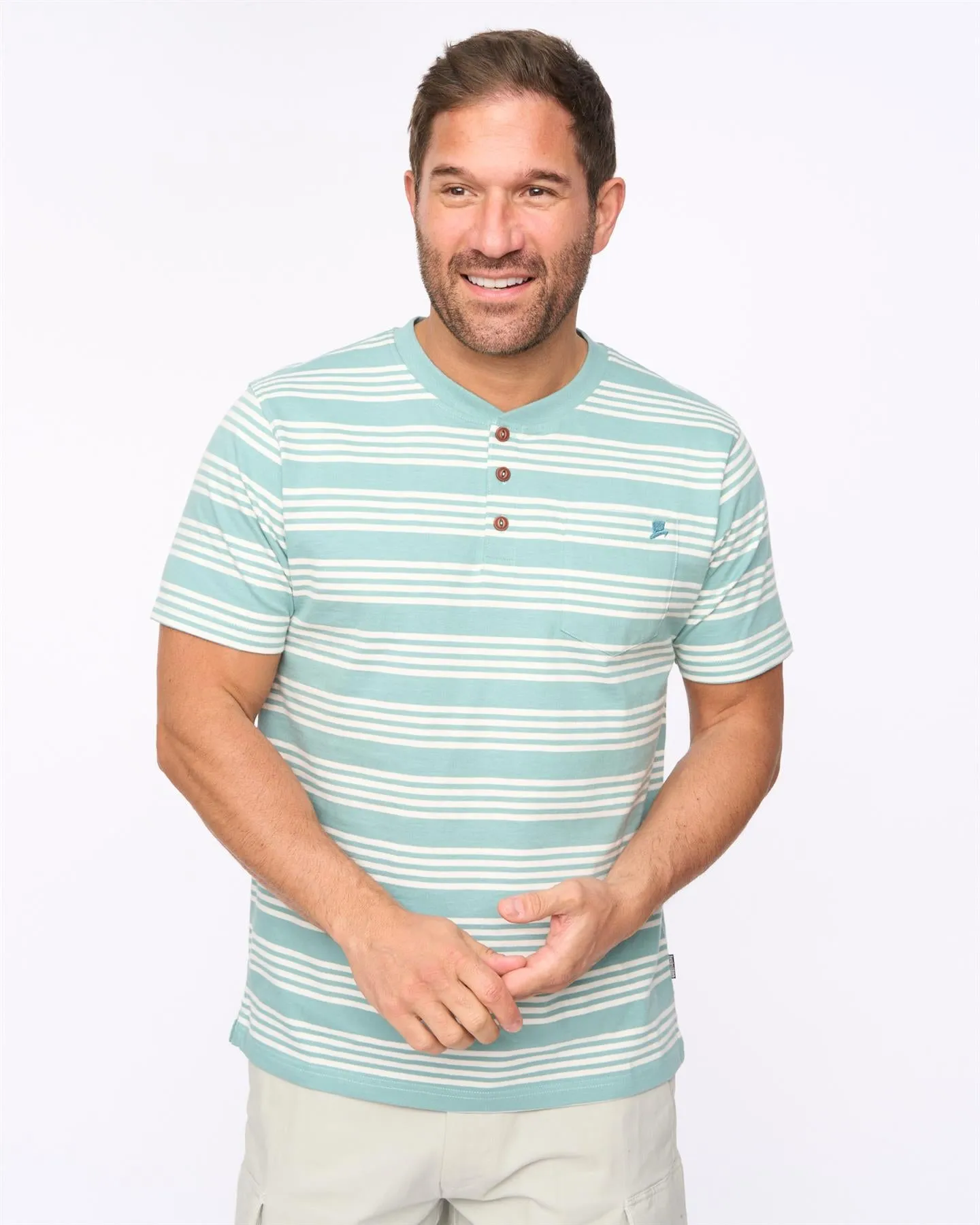 Mens Brigman T-Shirt Teal sold by Brand Corner product image thumbnail 2