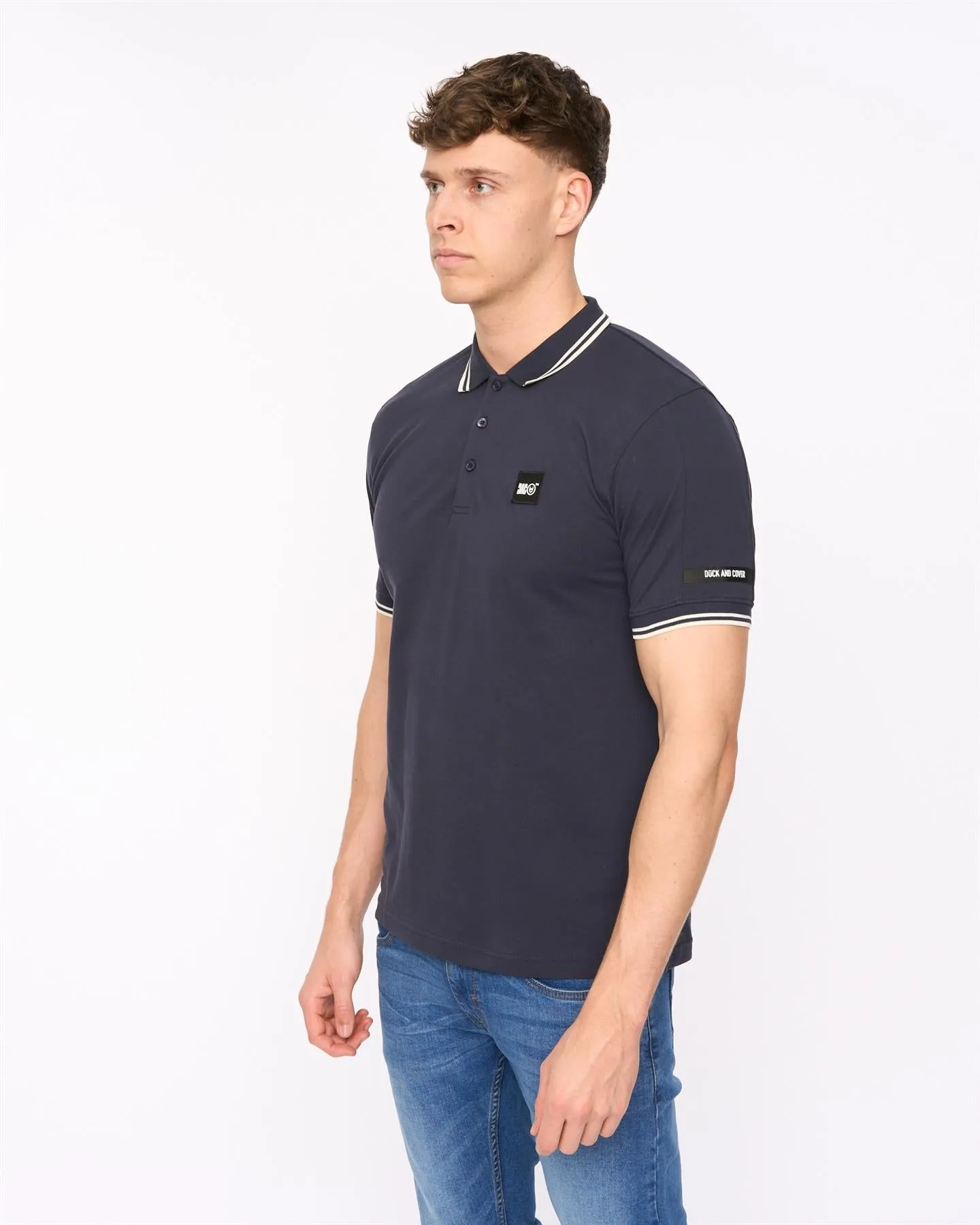 Mens Wrentham Polo Denim Blue sold by Brand Corner product image thumbnail 4