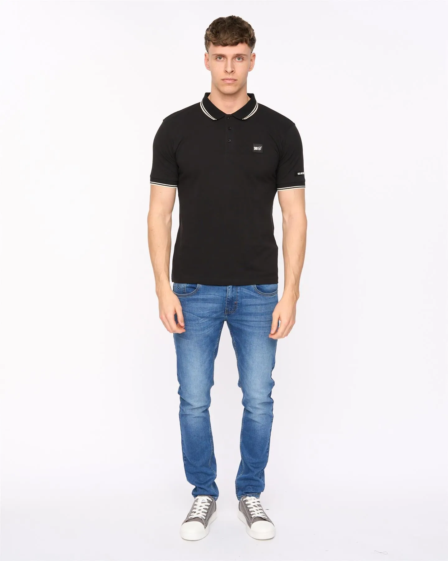 Mens Wrentham Polo Black sold by Brand Corner product image thumbnail 3