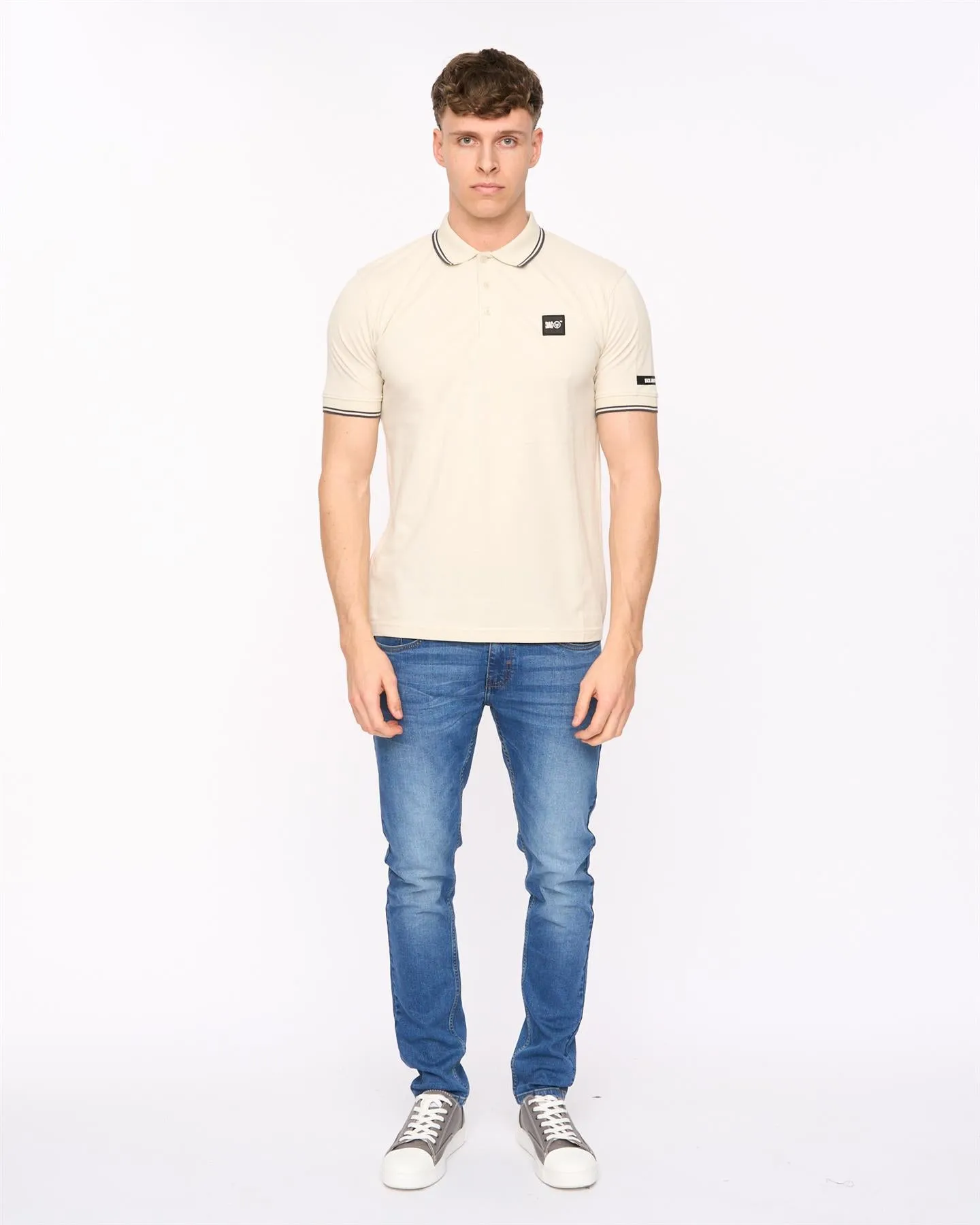 Mens Wrentham Polo Light Stone sold by Brand Corner product image thumbnail 2