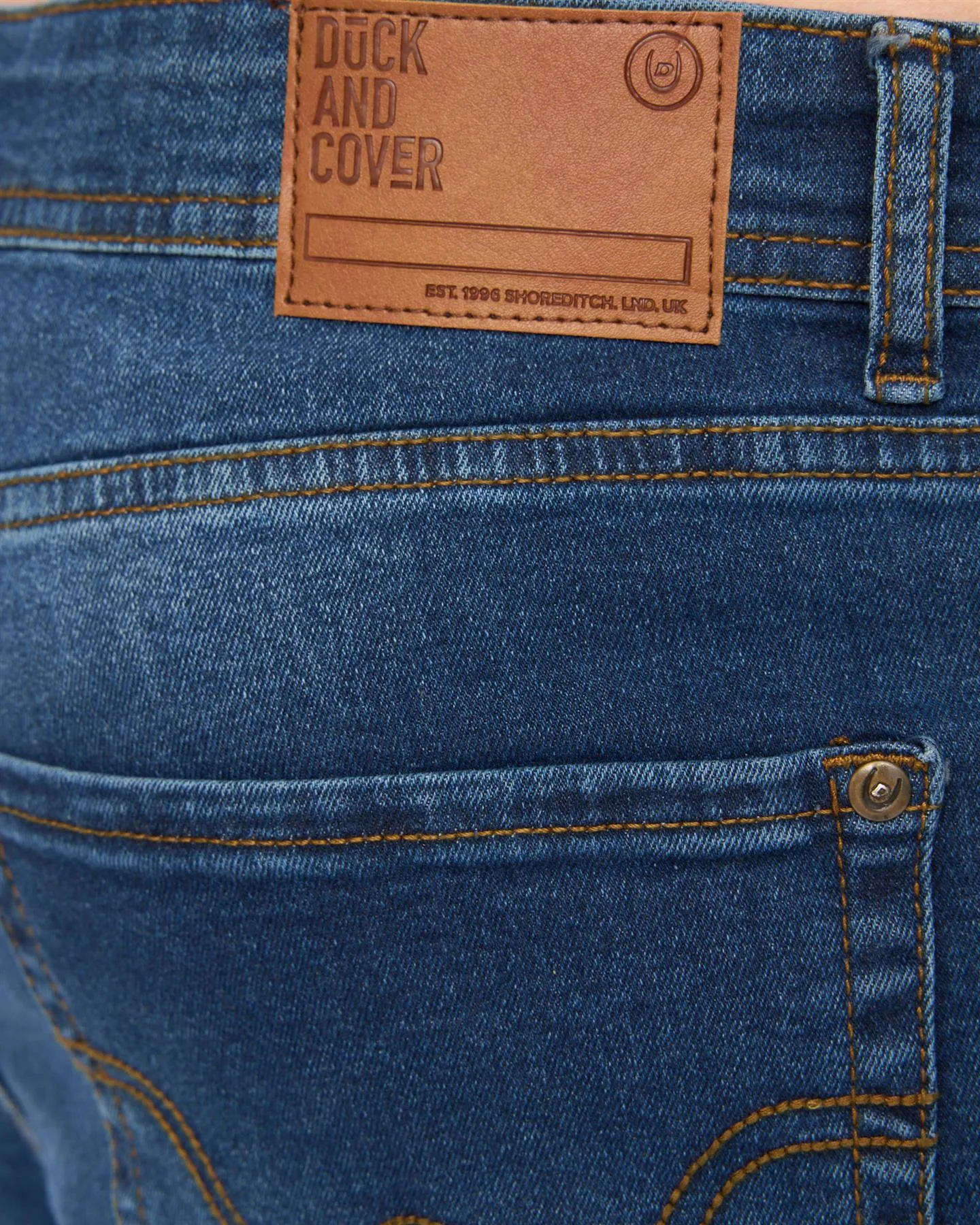 Mens Crestline Straight Leg Jeans Mid Wash sold by Brand Corner product image thumbnail 5