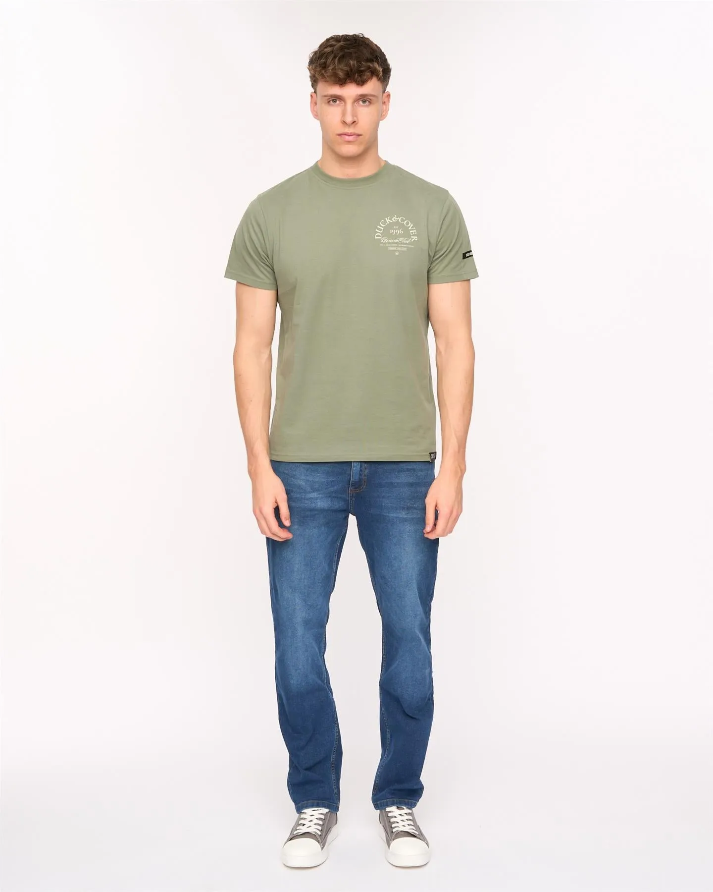 Mens Crestline Straight Leg Jeans Mid Wash sold by Brand Corner product image thumbnail 3