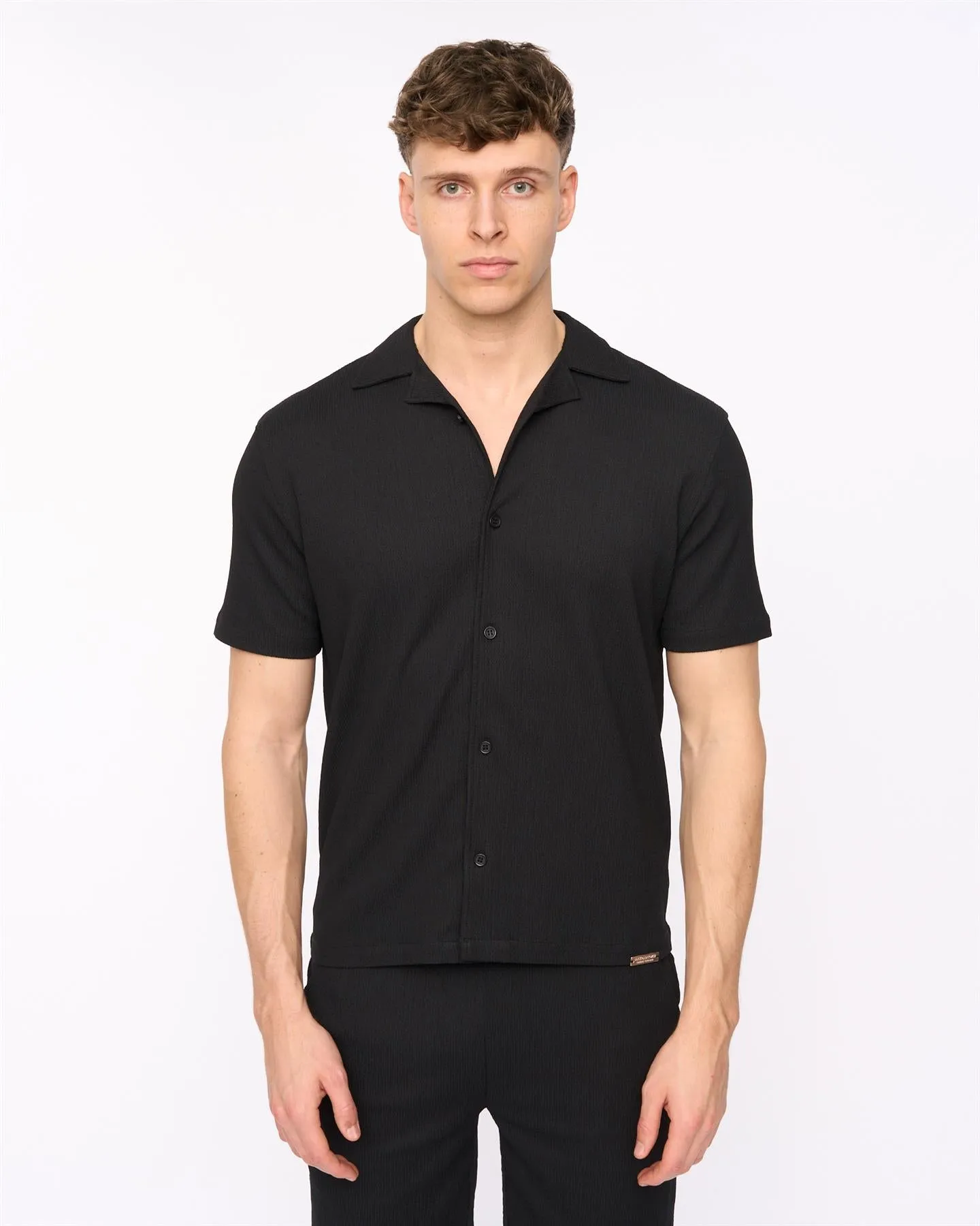 Mens Hingham Shirt & Shorts Set Black sold by Brand Corner product image thumbnail 3