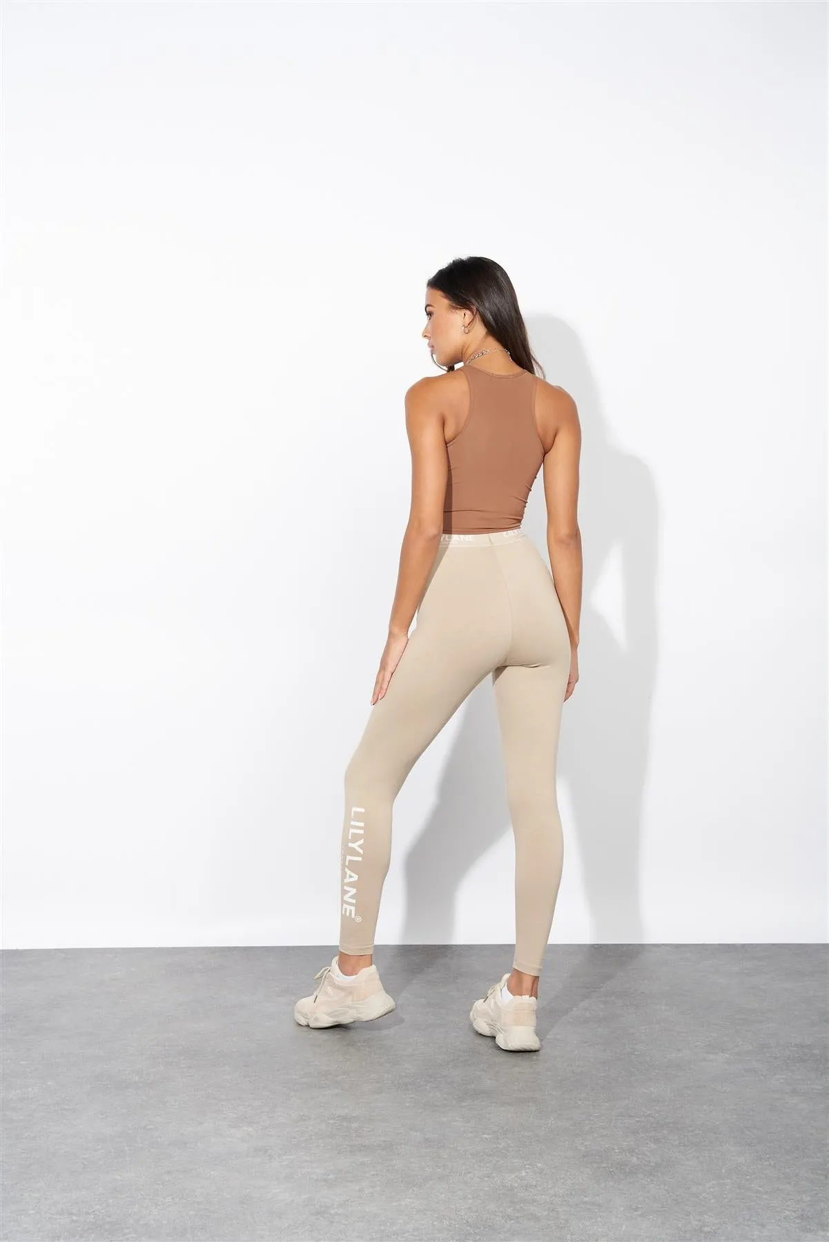 Ladies Lily Lane Matalina Leggings Stone sold by Brand Corner product image thumbnail 3
