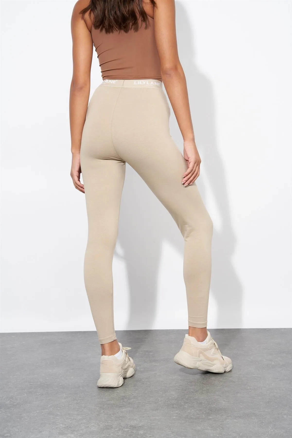 Ladies Lily Lane Matalina Leggings Stone sold by Brand Corner product image thumbnail 4