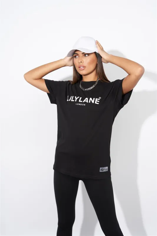 Ladies Lily Lane Eliana T-Shirt Black made by Brand Corner