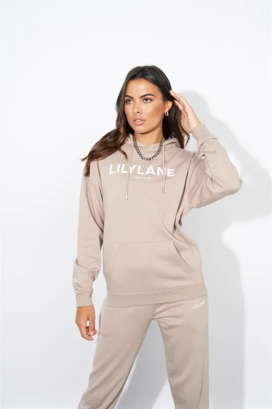 Ladies Lily Lane Ximena Hoodie Stone made by Brand Corner